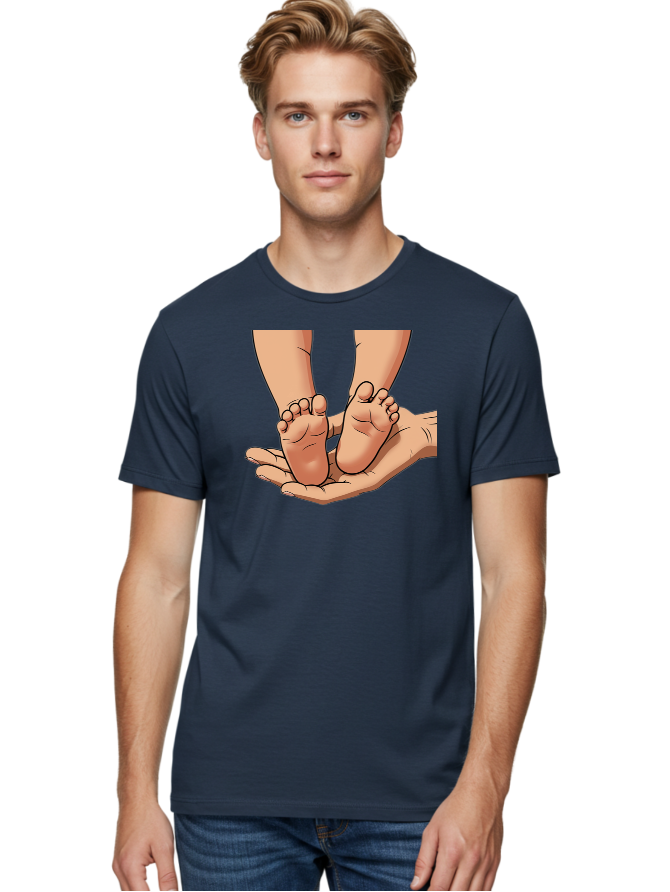Baby-Feet-2 Men'S Graphic Tee, 100% Cotton, Comfortable Casual Summer Wear, Machine Washable, Vintage Camera, Old Camera, Antique Camera, Black Camera, Classic Photography, Photography Equipment, Nostalgic Device, Film Camera, Camera Art Bak002