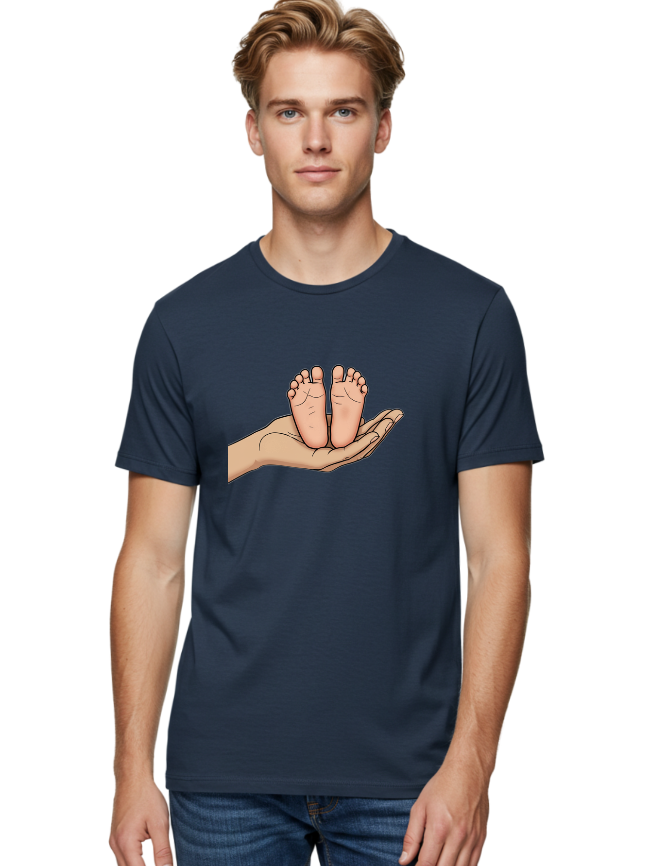 Baby-Feet-3 Men'S Graphic Tee, 100% Cotton, Comfortable Casual Summer Wear, Machine Washable, Vintage Camera, Old Camera, Antique Camera, Black Camera, Classic Photography, Photography Equipment, Nostalgic Device, Film Camera, Camera Art Bak003