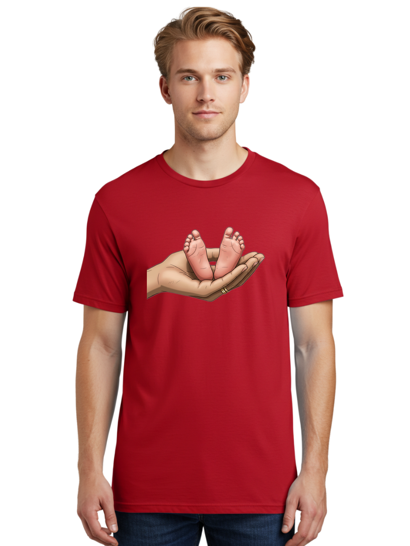 Baby-Feet-4 Men'S Graphic Tee, 100% Cotton, Comfortable Casual Summer Wear, Machine Washable, Vintage Camera, Old Camera, Antique Camera, Black Camera, Classic Photography, Photography Equipment, Nostalgic Device, Film Camera, Camera Art Bak004