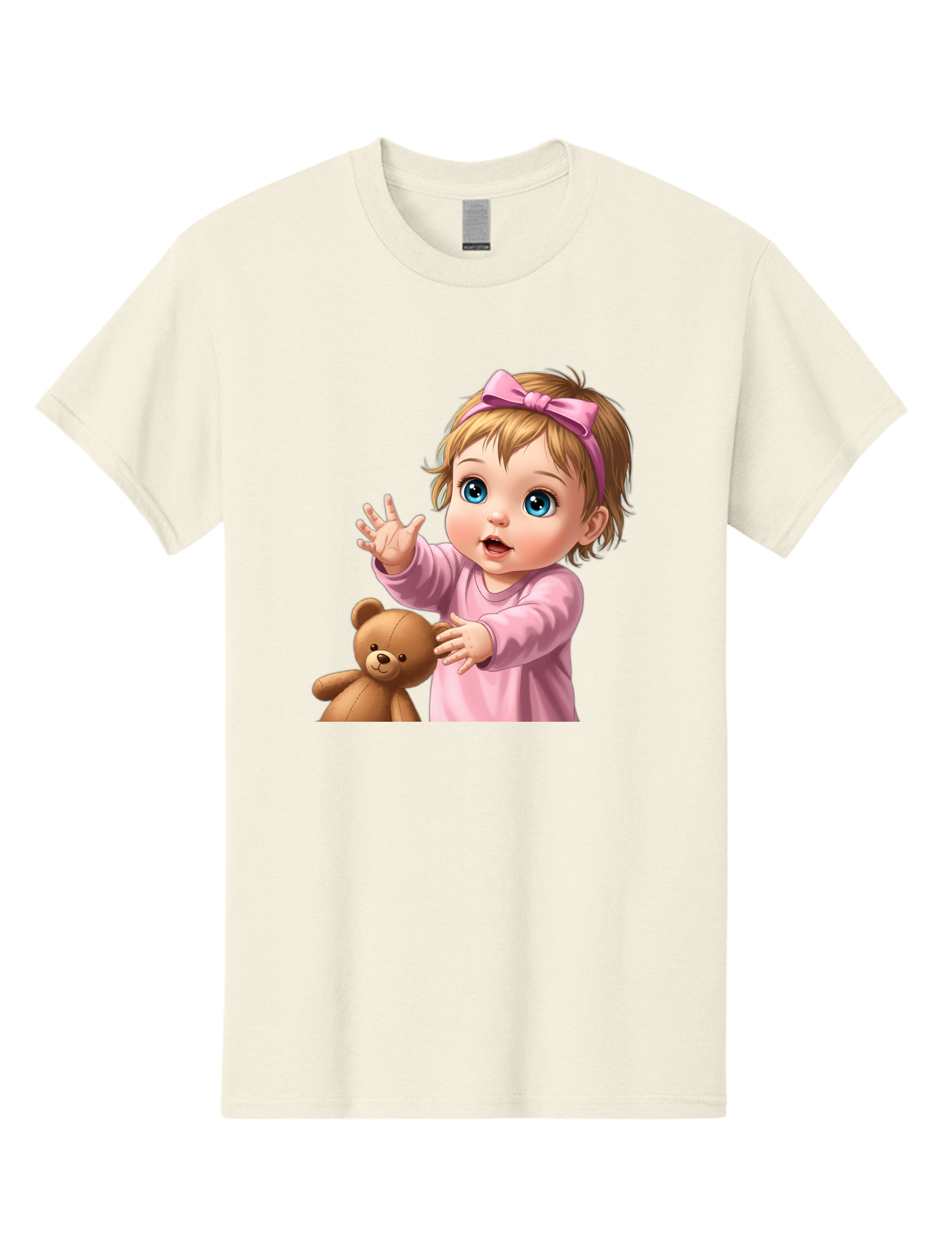 Baby-Girl-With-Teddy-3 Men'S Graphic Tee, 100% Cotton, Comfortable Casual Summer Wear, Machine Washable, Vintage Camera, Old Camera, Antique Camera, Black Camera, Classic Photography, Photography Equipment, Nostalgic Device, Film Camera, Bak010