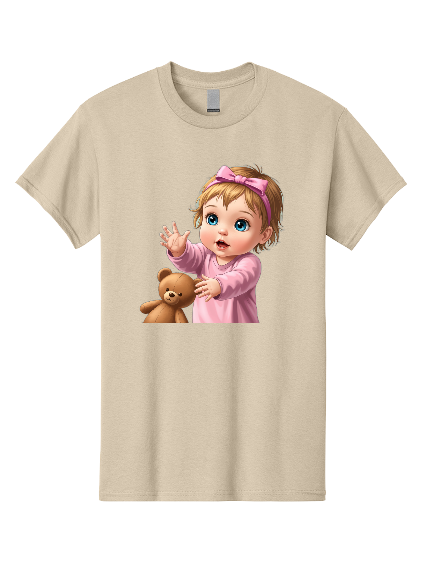 Baby-Girl-With-Teddy-3 Men'S Graphic Tee, 100% Cotton, Comfortable Casual Summer Wear, Machine Washable, Vintage Camera, Old Camera, Antique Camera, Black Camera, Classic Photography, Photography Equipment, Nostalgic Device, Film Camera, Bak010