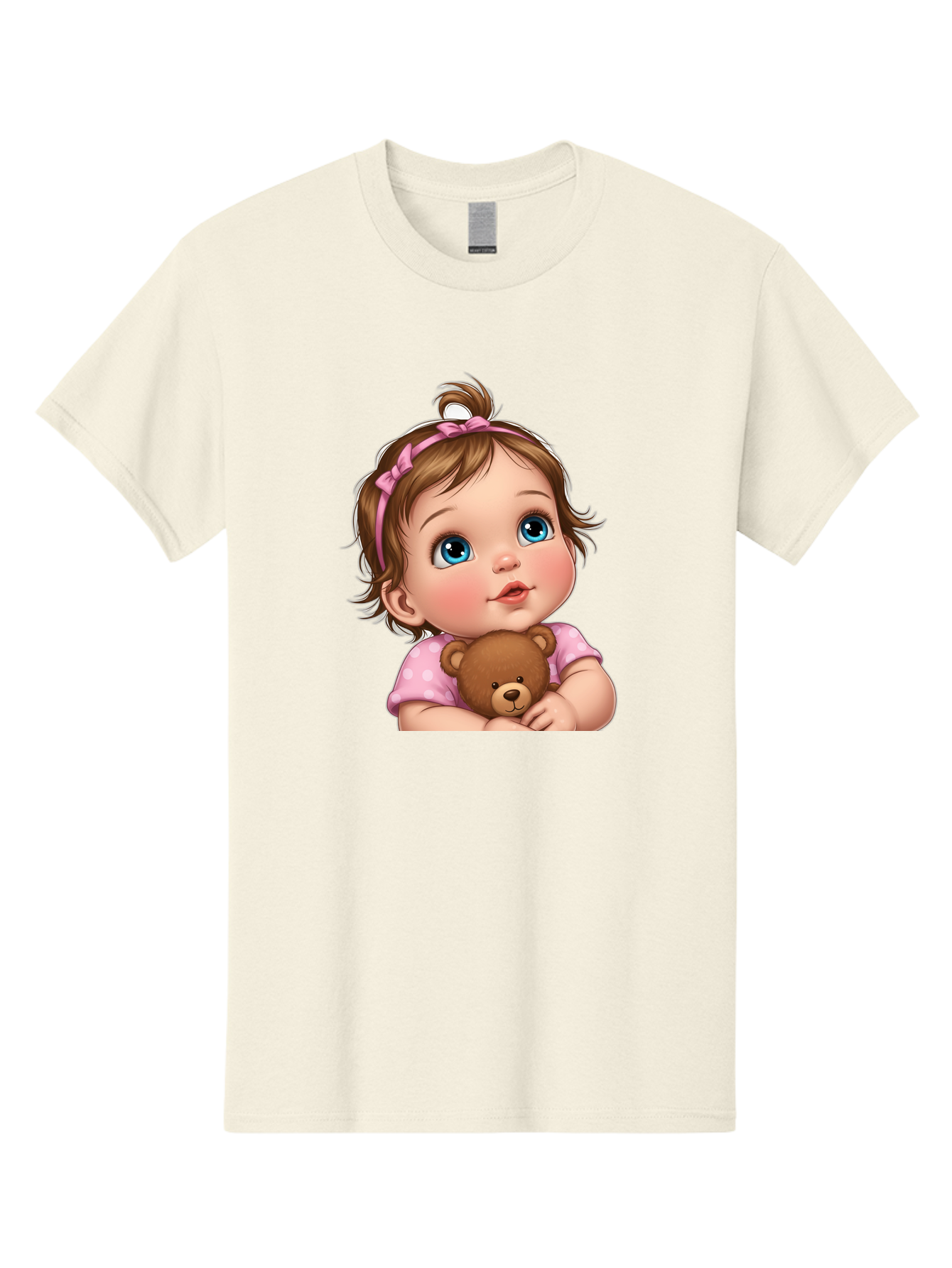 Baby-Girl-With-Teddy-Bear-2 Men'S Graphic Tee, 100% Cotton, Comfortable Casual Summer Wear, Machine Washable, Vintage Camera, Old Camera, Antique Camera, Black Camera, Classic Photography, Photography Equipment, Nostalgic Device, Film Camera, Bak012