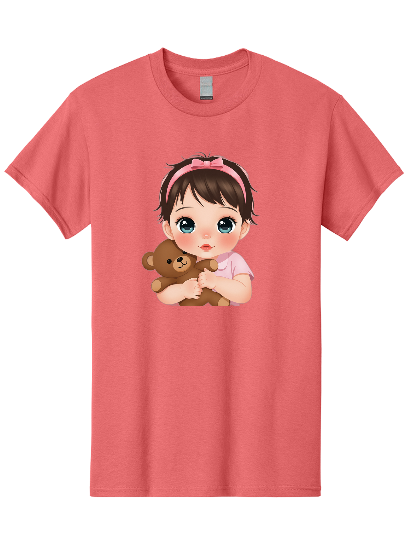 Baby-Girl-With-Teddy Men'S Graphic Tee, 100% Cotton, Comfortable Casual Summer Wear, Machine Washable, Vintage Camera, Old Camera, Antique Camera, Black Camera, Classic Photography, Photography Equipment, Nostalgic Device, Film Camera, Bak014