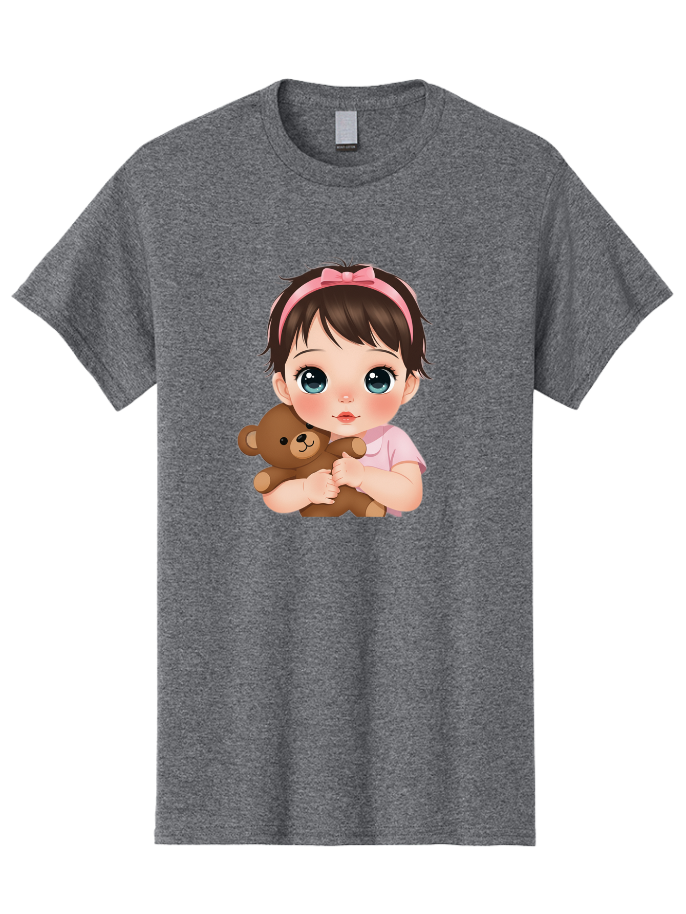 Baby-Girl-With-Teddy Men'S Graphic Tee, 100% Cotton, Comfortable Casual Summer Wear, Machine Washable, Vintage Camera, Old Camera, Antique Camera, Black Camera, Classic Photography, Photography Equipment, Nostalgic Device, Film Camera, Bak014