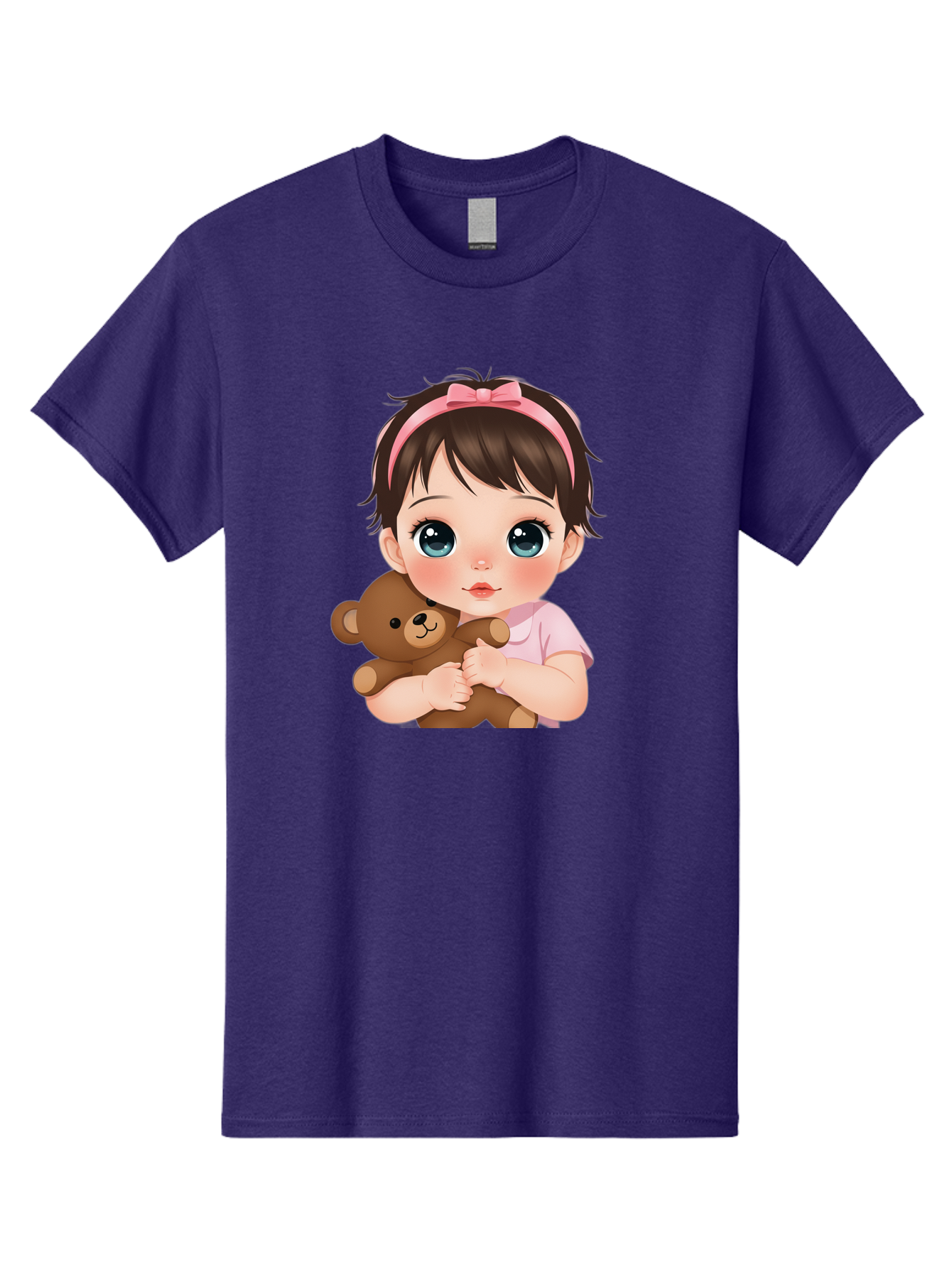 Baby-Girl-With-Teddy Men'S Graphic Tee, 100% Cotton, Comfortable Casual Summer Wear, Machine Washable, Vintage Camera, Old Camera, Antique Camera, Black Camera, Classic Photography, Photography Equipment, Nostalgic Device, Film Camera, Bak014