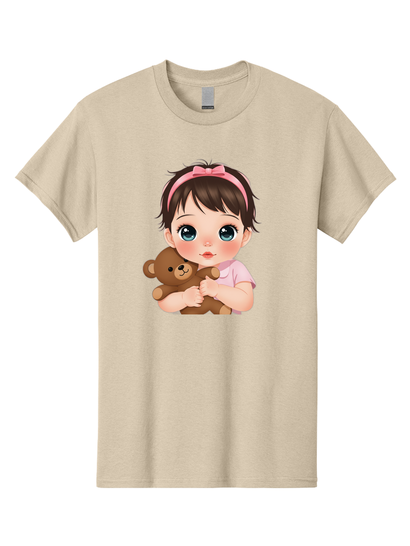 Baby-Girl-With-Teddy Men'S Graphic Tee, 100% Cotton, Comfortable Casual Summer Wear, Machine Washable, Vintage Camera, Old Camera, Antique Camera, Black Camera, Classic Photography, Photography Equipment, Nostalgic Device, Film Camera, Bak014