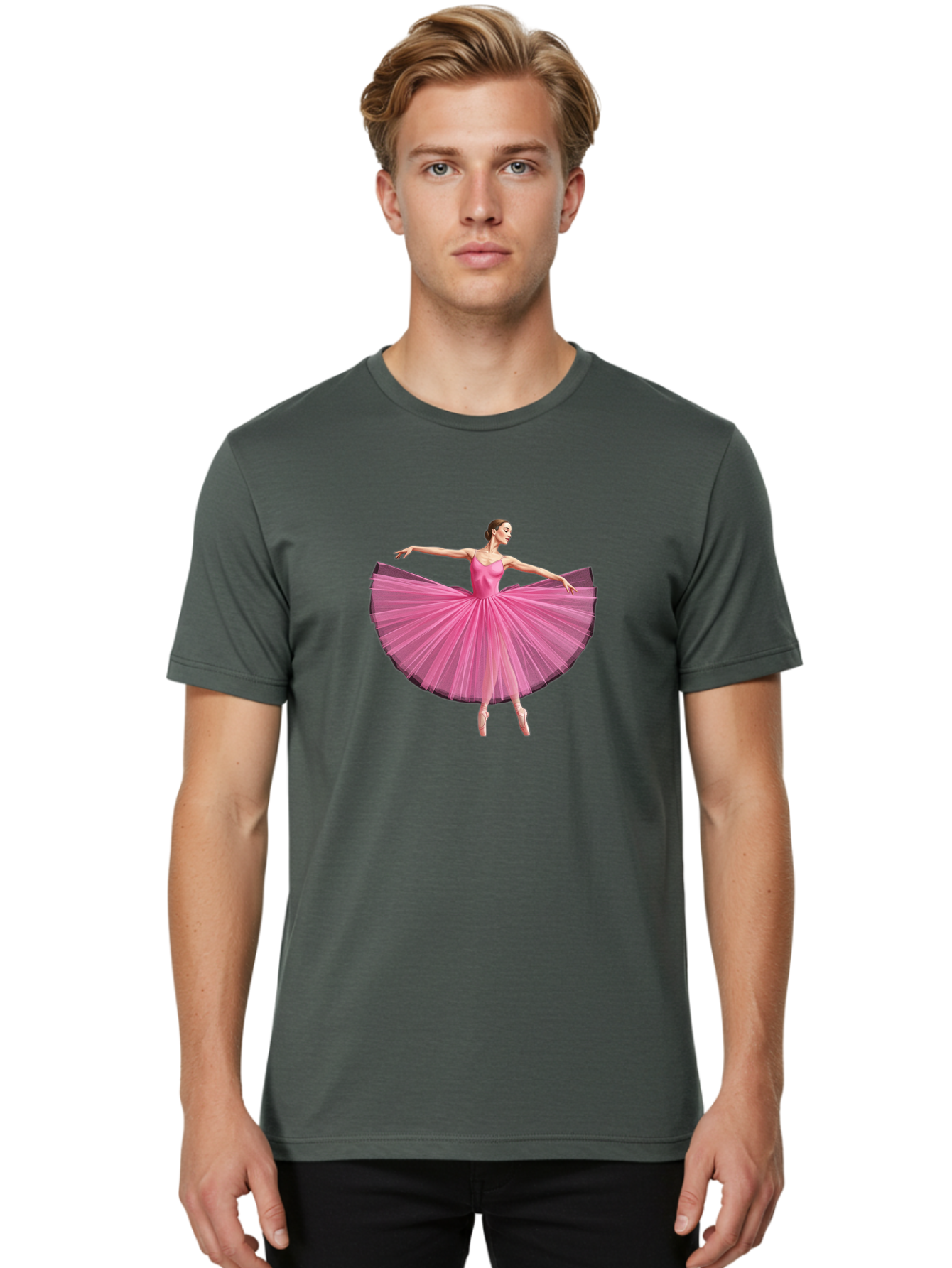 Ballerina-1 Men'S Graphic Tee, 100% Cotton, Comfortable Casual Summer Wear, Machine Washable, Vintage Camera, Old Camera, Antique Camera, Black Camera, Classic Photography, Photography Equipment, Nostalgic Device, Film Camera, Camera Art Bak016