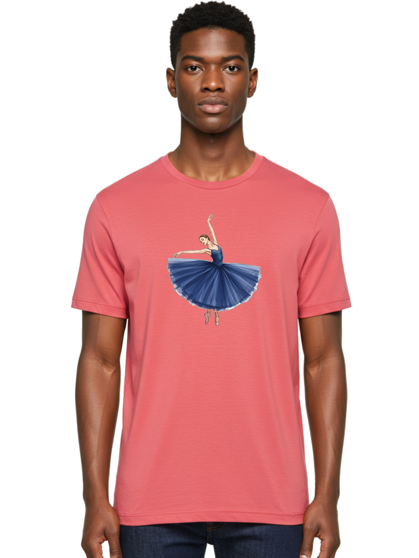 Ballerina-In-Blue-Tutu Men'S Graphic Tee, 100% Cotton, Comfortable Casual Summer Wear, Machine Washable, Vintage Camera, Old Camera, Antique Camera, Black Camera, Classic Photography, Photography Equipment, Nostalgic Device, Film Camera, Bak020