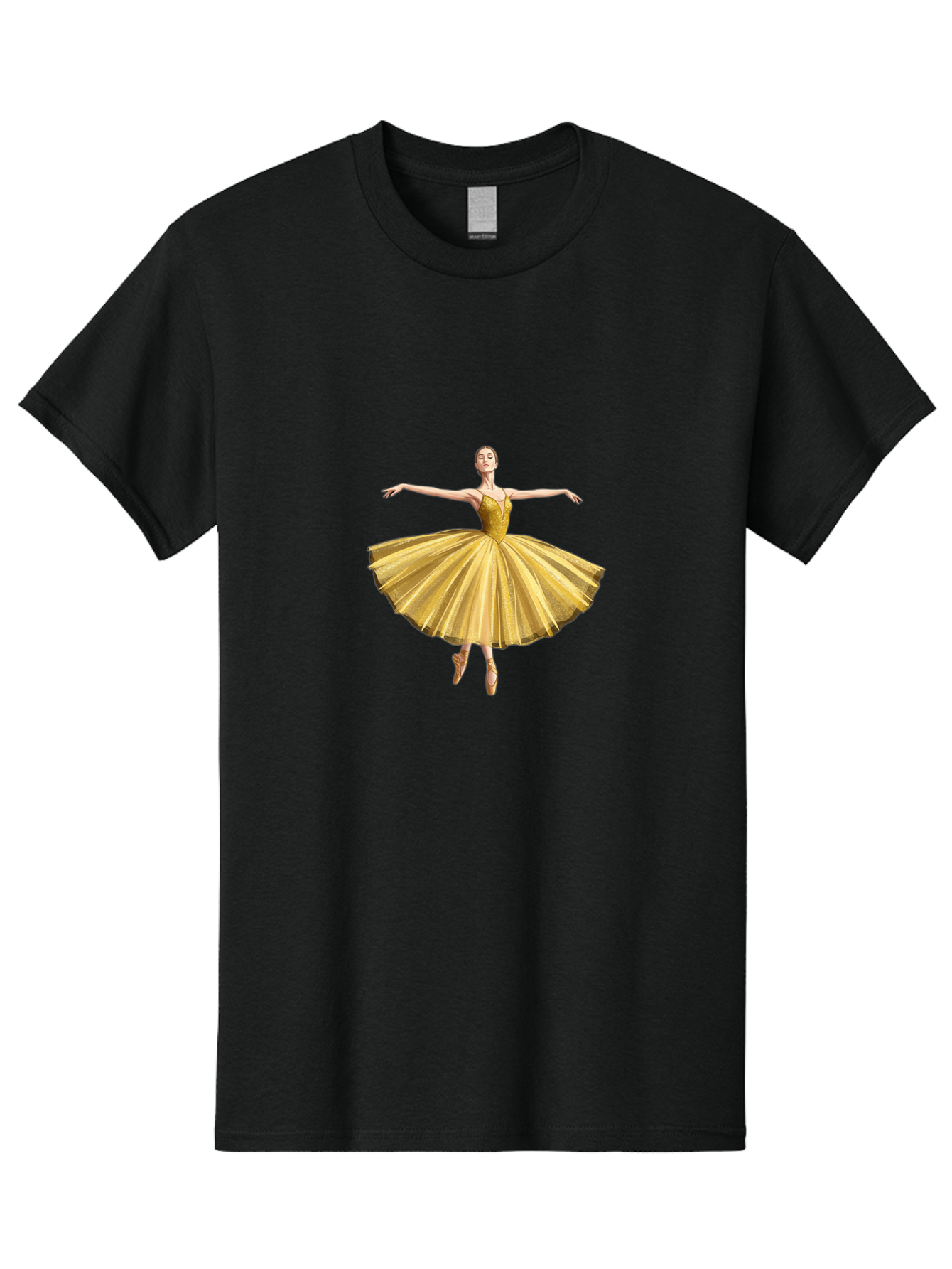 Ballerina-In-Gold-Tutu Men'S Graphic Tee, 100% Cotton, Comfortable Casual Summer Wear, Machine Washable, Vintage Camera, Old Camera, Antique Camera, Black Camera, Classic Photography, Photography Equipment, Nostalgic Device, Film Camera, Bak021