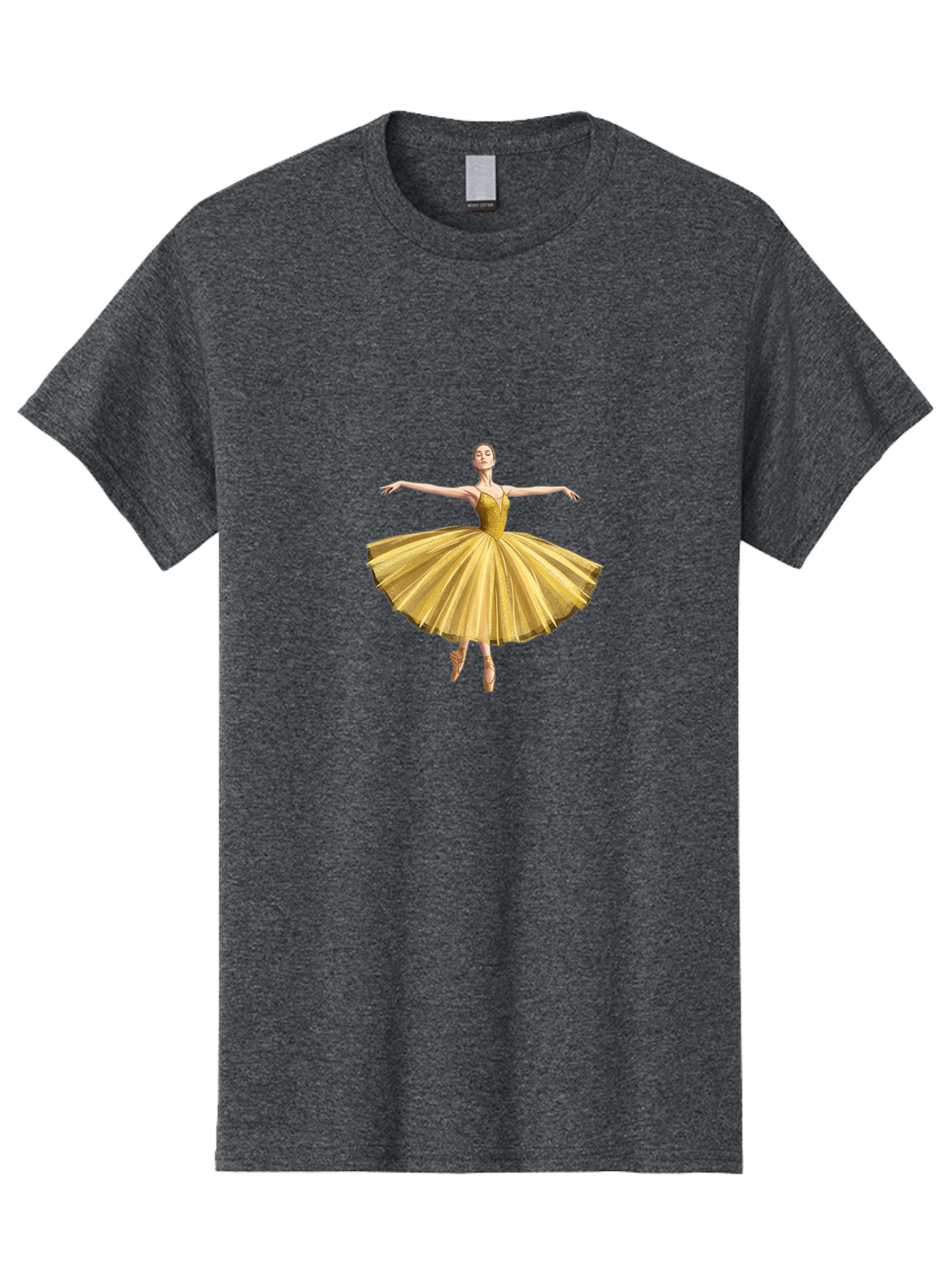 Ballerina-In-Gold-Tutu Men'S Graphic Tee, 100% Cotton, Comfortable Casual Summer Wear, Machine Washable, Vintage Camera, Old Camera, Antique Camera, Black Camera, Classic Photography, Photography Equipment, Nostalgic Device, Film Camera, Bak021