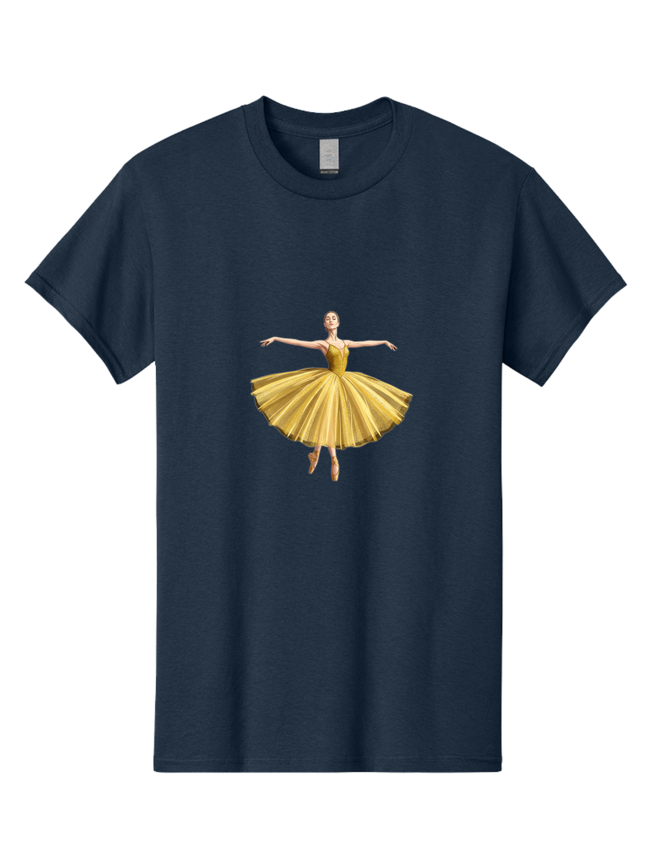 Ballerina-In-Gold-Tutu Men'S Graphic Tee, 100% Cotton, Comfortable Casual Summer Wear, Machine Washable, Vintage Camera, Old Camera, Antique Camera, Black Camera, Classic Photography, Photography Equipment, Nostalgic Device, Film Camera, Bak021