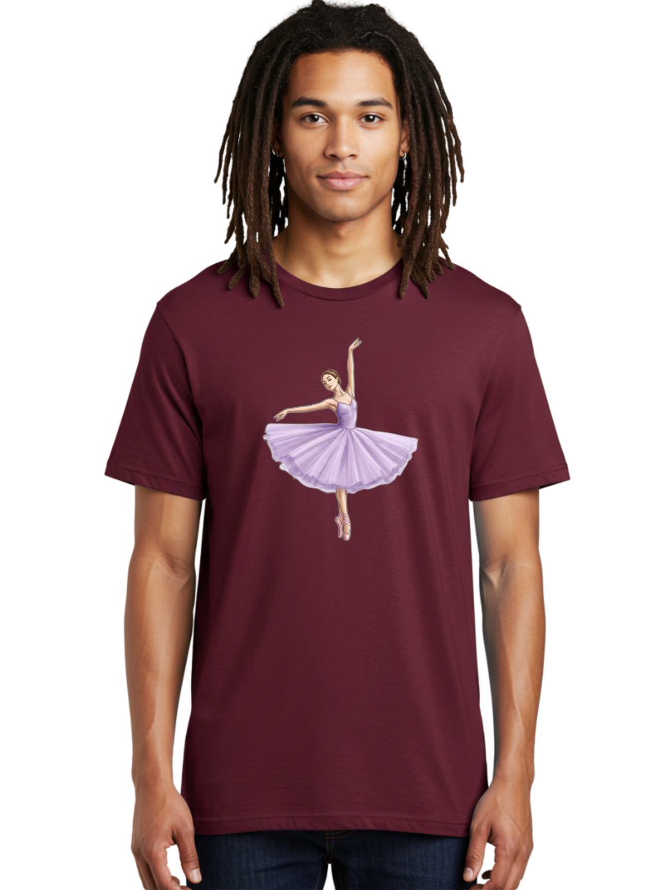 Ballerina-In-Lavender-Tutu Men'S Graphic Tee, 100% Cotton, Comfortable Casual Summer Wear, Machine Washable, Vintage Camera, Old Camera, Antique Camera, Black Camera, Classic Photography, Photography Equipment, Nostalgic Device, Film Camera, Bak022