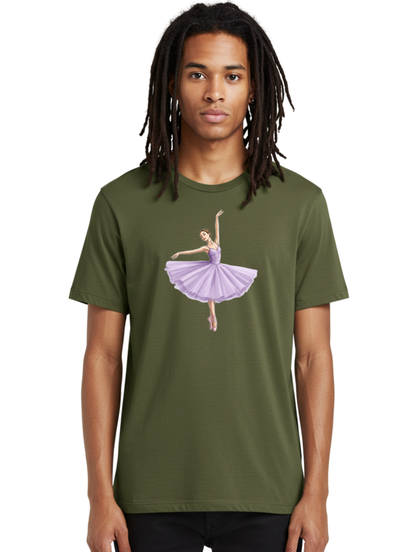 Ballerina-In-Lavender-Tutu Men'S Graphic Tee, 100% Cotton, Comfortable Casual Summer Wear, Machine Washable, Vintage Camera, Old Camera, Antique Camera, Black Camera, Classic Photography, Photography Equipment, Nostalgic Device, Film Camera, Bak022