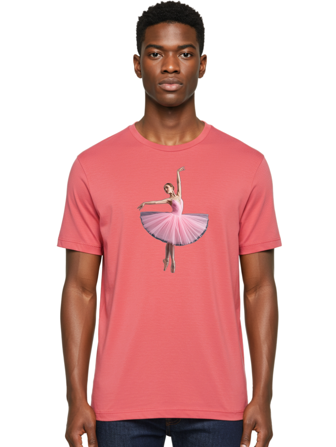Ballerina-In-Pink-Tutu Men'S Graphic Tee, 100% Cotton, Comfortable Casual Summer Wear, Machine Washable, Vintage Camera, Old Camera, Antique Camera, Black Camera, Classic Photography, Photography Equipment, Nostalgic Device, Film Camera, Bak023