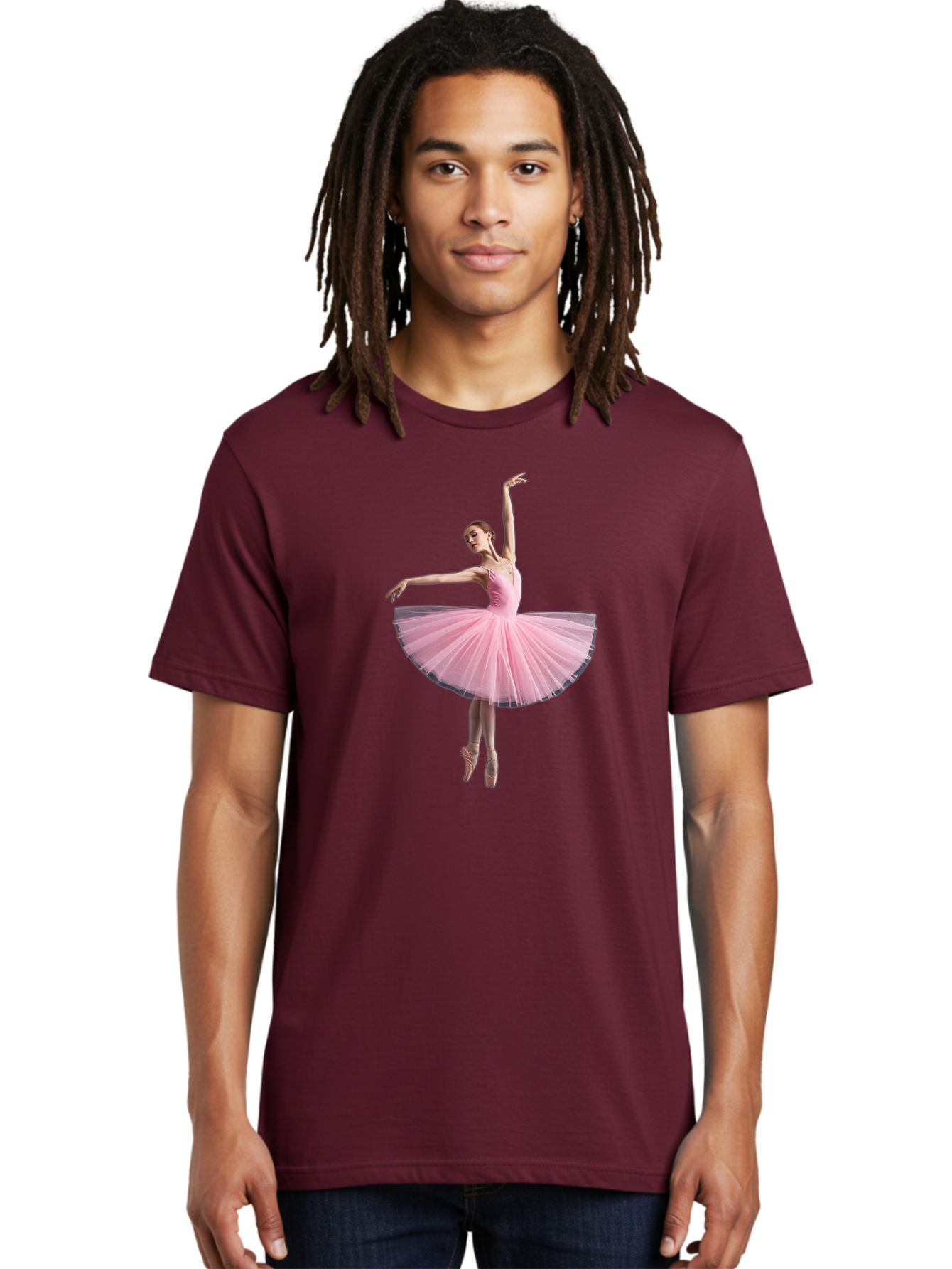Ballerina-In-Pink-Tutu Men'S Graphic Tee, 100% Cotton, Comfortable Casual Summer Wear, Machine Washable, Vintage Camera, Old Camera, Antique Camera, Black Camera, Classic Photography, Photography Equipment, Nostalgic Device, Film Camera, Bak023