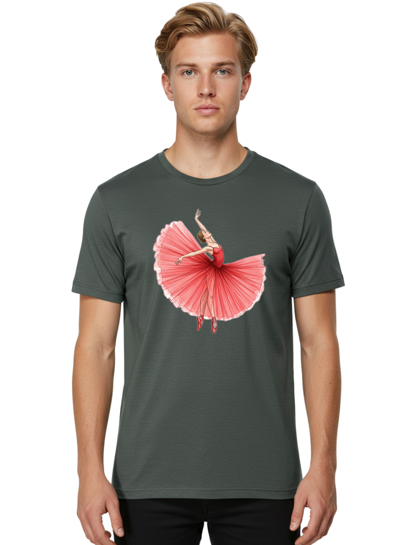 Ballerina Men'S Graphic Tee, 100% Cotton, Comfortable Casual Summer Wear, Machine Washable, Vintage Camera, Old Camera, Antique Camera, Black Camera, Classic Photography, Photography Equipment, Nostalgic Device, Film Camera, Camera Art Bak024