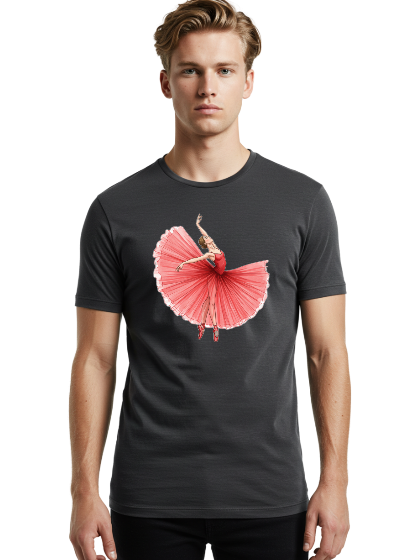 Ballerina Men'S Graphic Tee, 100% Cotton, Comfortable Casual Summer Wear, Machine Washable, Vintage Camera, Old Camera, Antique Camera, Black Camera, Classic Photography, Photography Equipment, Nostalgic Device, Film Camera, Camera Art Bak024