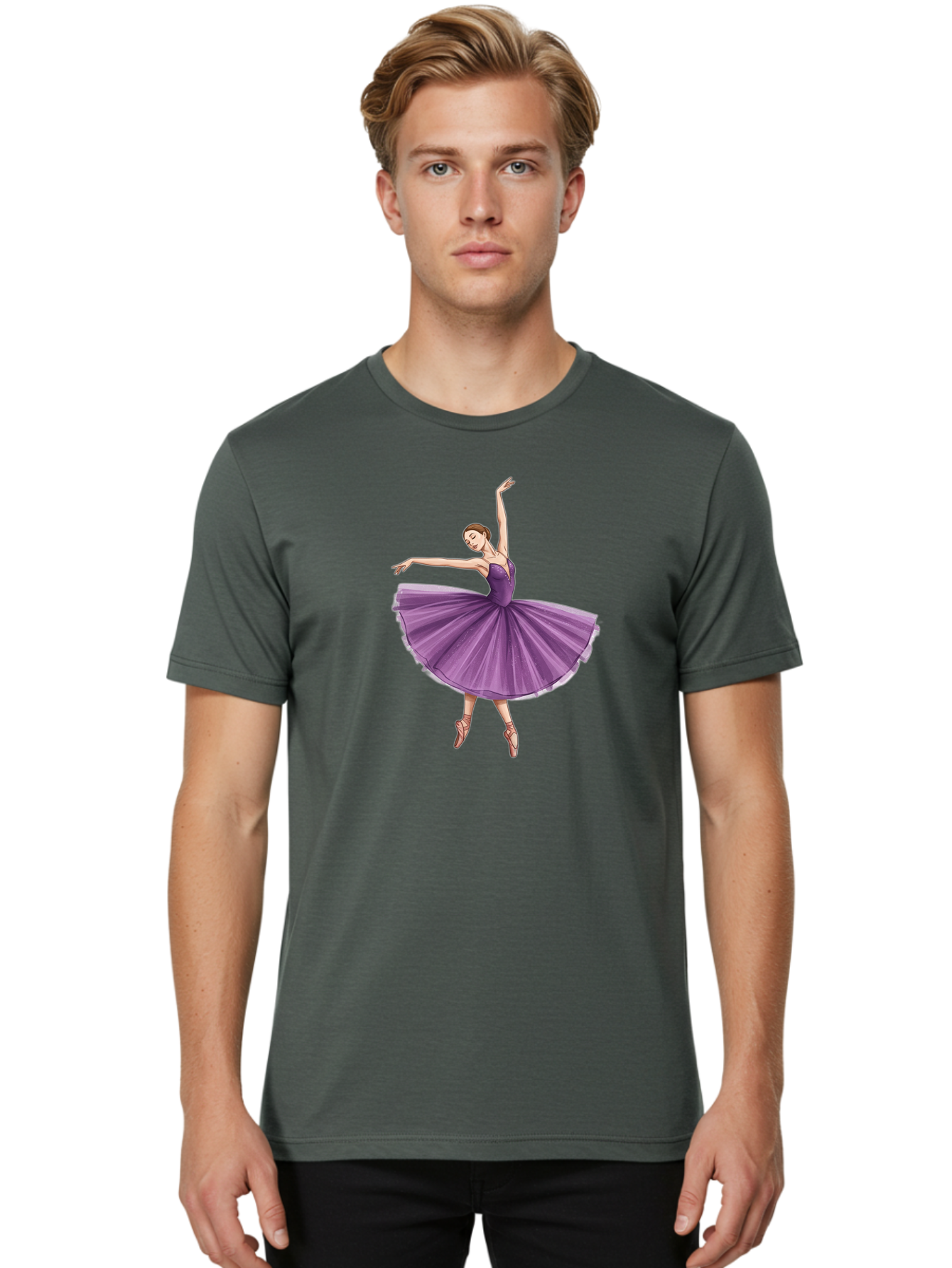 Ballet-Dancer-1 Men'S Graphic Tee, 100% Cotton, Comfortable Casual Summer Wear, Machine Washable, Vintage Camera, Old Camera, Antique Camera, Black Camera, Classic Photography, Photography Equipment, Nostalgic Device, Film Camera, Camera Art Bak026