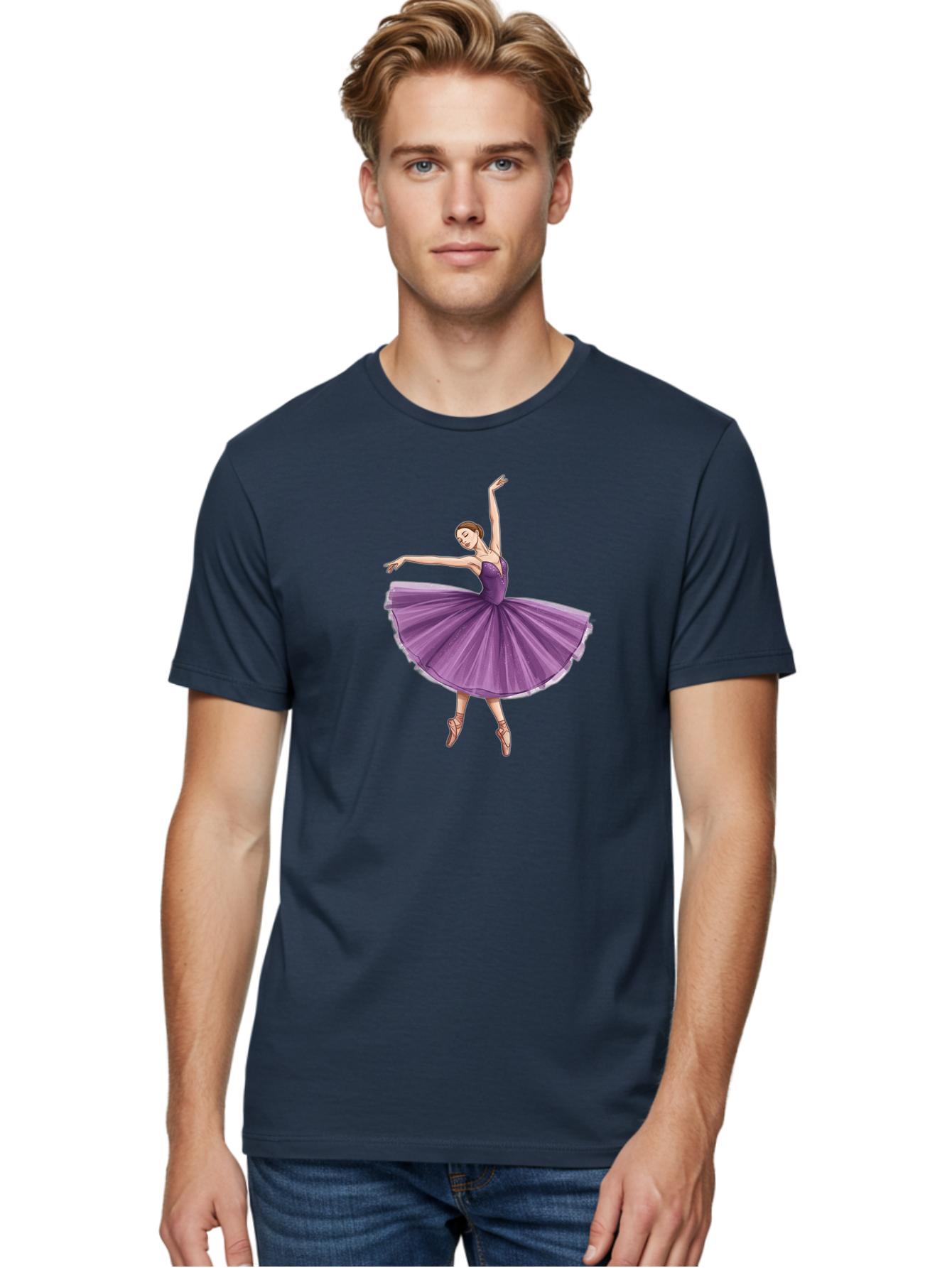 Ballet-Dancer-1 Men'S Graphic Tee, 100% Cotton, Comfortable Casual Summer Wear, Machine Washable, Vintage Camera, Old Camera, Antique Camera, Black Camera, Classic Photography, Photography Equipment, Nostalgic Device, Film Camera, Camera Art Bak026