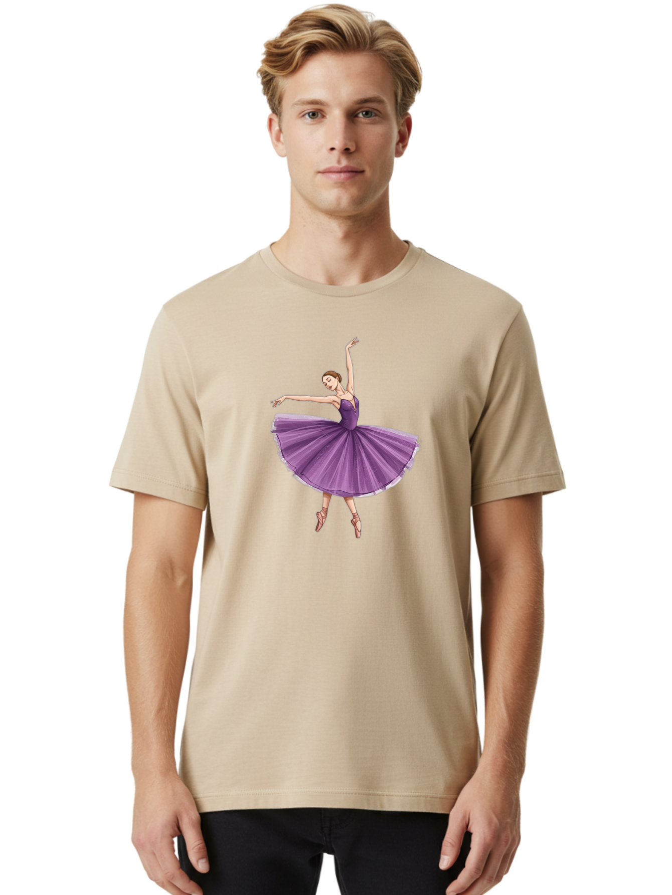 Ballet-Dancer-1 Men'S Graphic Tee, 100% Cotton, Comfortable Casual Summer Wear, Machine Washable, Vintage Camera, Old Camera, Antique Camera, Black Camera, Classic Photography, Photography Equipment, Nostalgic Device, Film Camera, Camera Art Bak026