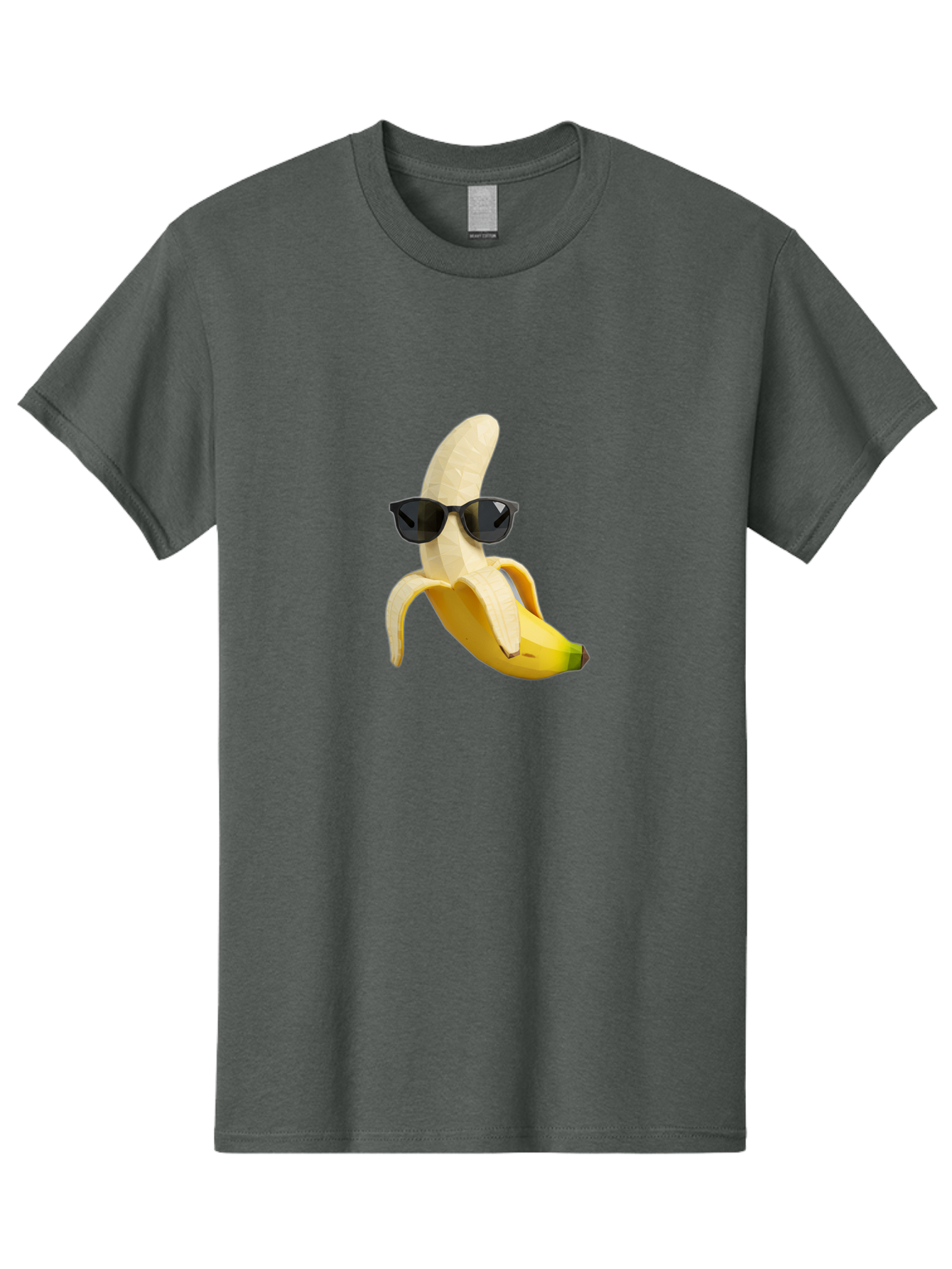 Banana-Man-Wearing-Sunglasses Men'S Graphic Tee, 100% Cotton, Comfortable Casual Summer Wear, Machine Washable, Vintage Camera, Old Camera, Antique Camera, Black Camera, Classic Photography, Photography Equipment, Nostalgic Device, Bak028