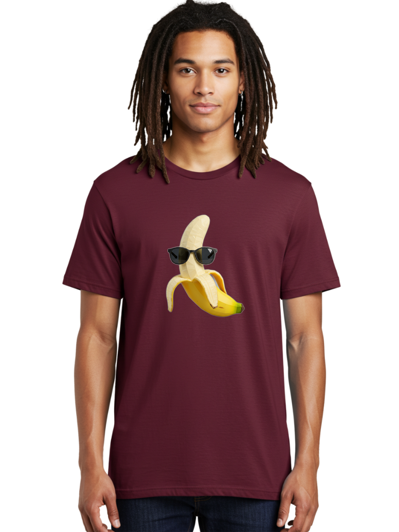 Banana-Man-Wearing-Sunglasses Men'S Graphic Tee, 100% Cotton, Comfortable Casual Summer Wear, Machine Washable, Vintage Camera, Old Camera, Antique Camera, Black Camera, Classic Photography, Photography Equipment, Nostalgic Device, Bak028