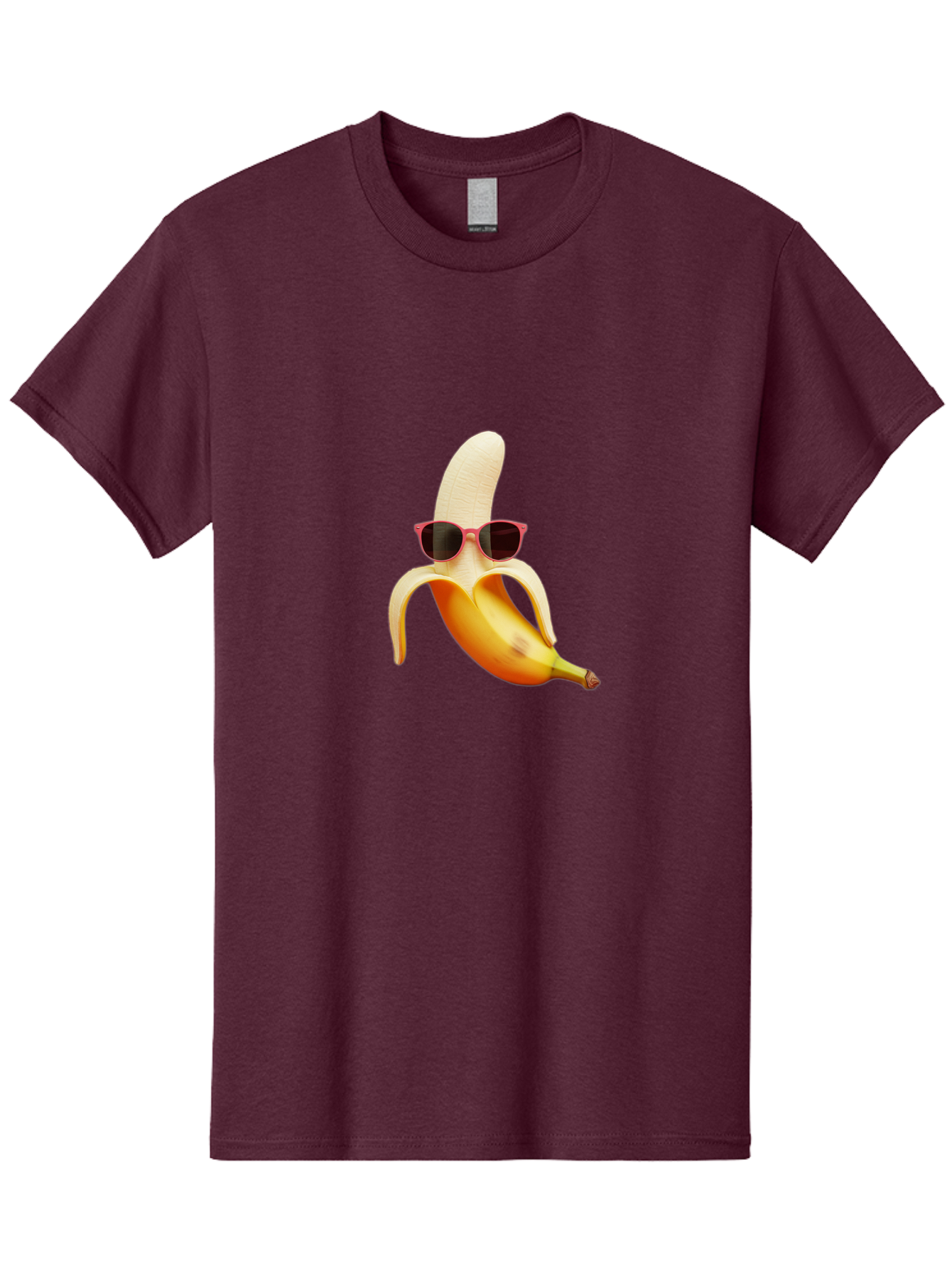Banana-With-Sunglasses Men'S Graphic Tee, 100% Cotton, Comfortable Casual Summer Wear, Machine Washable, Vintage Camera, Old Camera, Antique Camera, Black Camera, Classic Photography, Photography Equipment, Nostalgic Device, Film Camera, Bak033