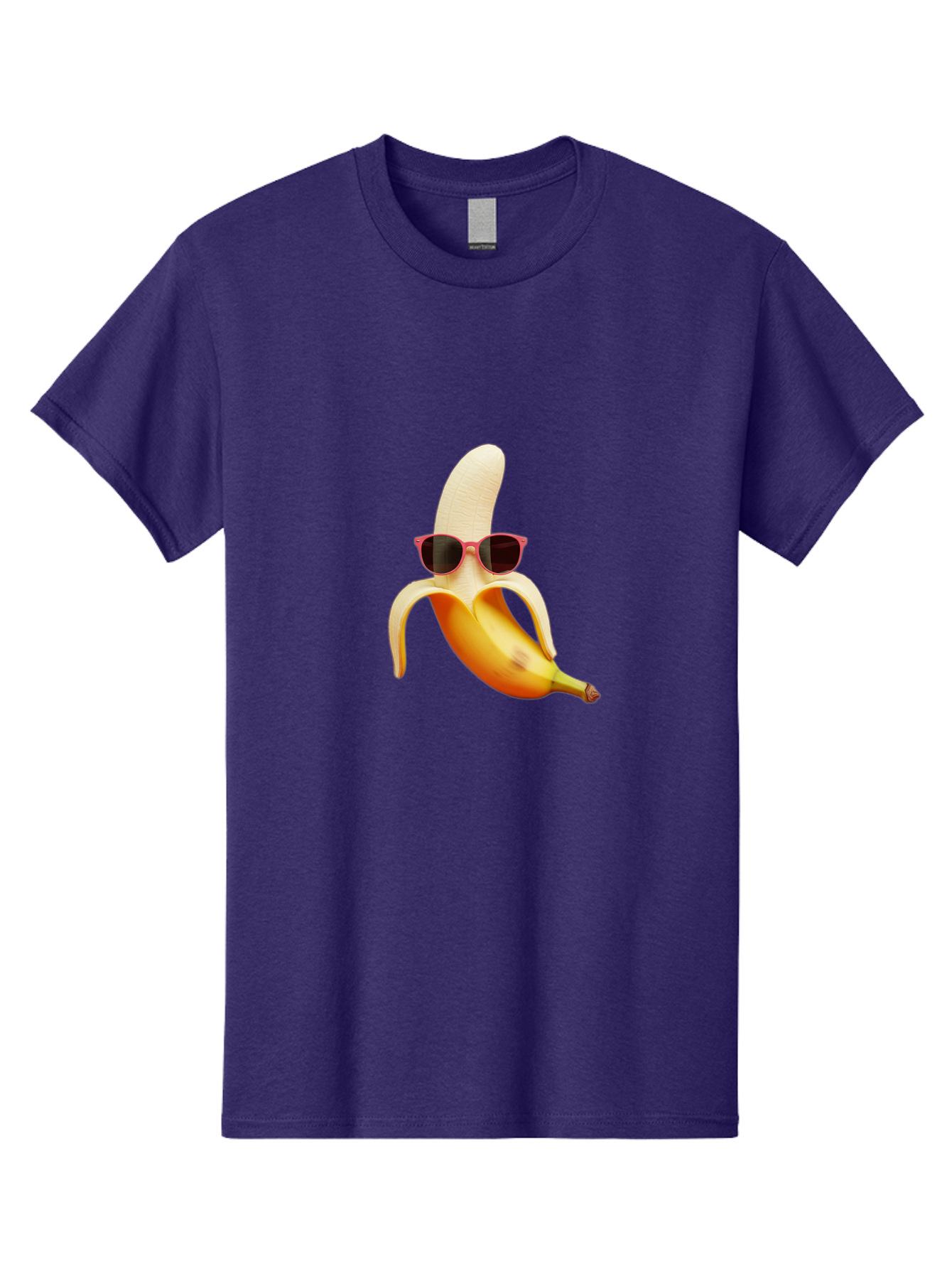 Banana-With-Sunglasses Men'S Graphic Tee, 100% Cotton, Comfortable Casual Summer Wear, Machine Washable, Vintage Camera, Old Camera, Antique Camera, Black Camera, Classic Photography, Photography Equipment, Nostalgic Device, Film Camera, Bak033