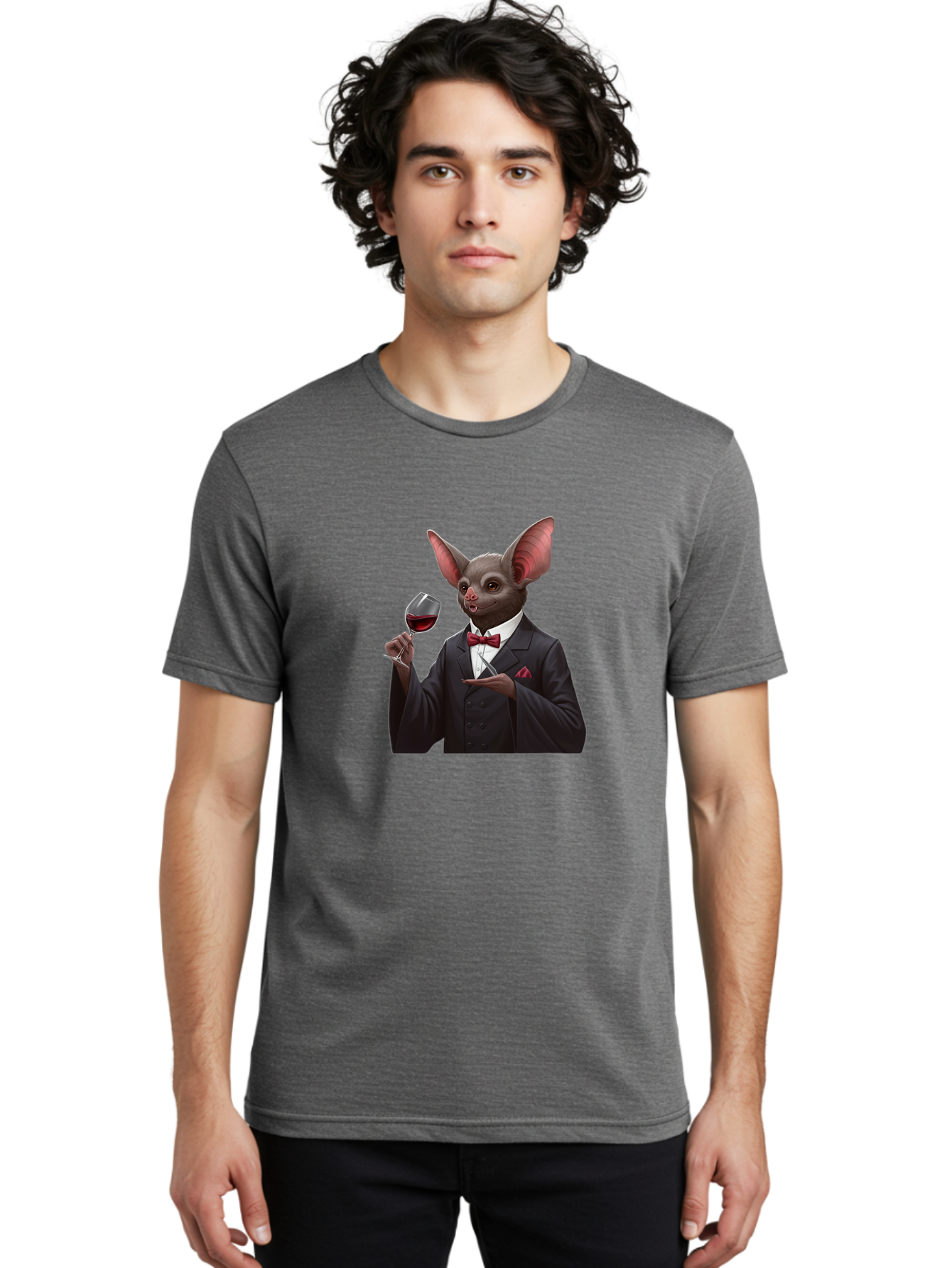 Bat-In-Suit Men'S Graphic Tee, 100% Cotton, Comfortable Casual Summer Wear, Machine Washable, Vintage Camera, Old Camera, Antique Camera, Black Camera, Classic Photography, Photography Equipment, Nostalgic Device, Film Camera, Camera Art Bak034