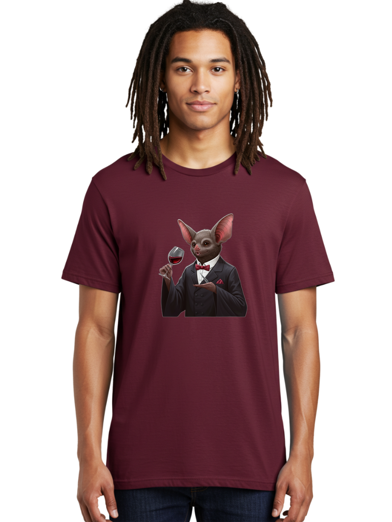 Bat-In-Suit Men'S Graphic Tee, 100% Cotton, Comfortable Casual Summer Wear, Machine Washable, Vintage Camera, Old Camera, Antique Camera, Black Camera, Classic Photography, Photography Equipment, Nostalgic Device, Film Camera, Camera Art Bak034