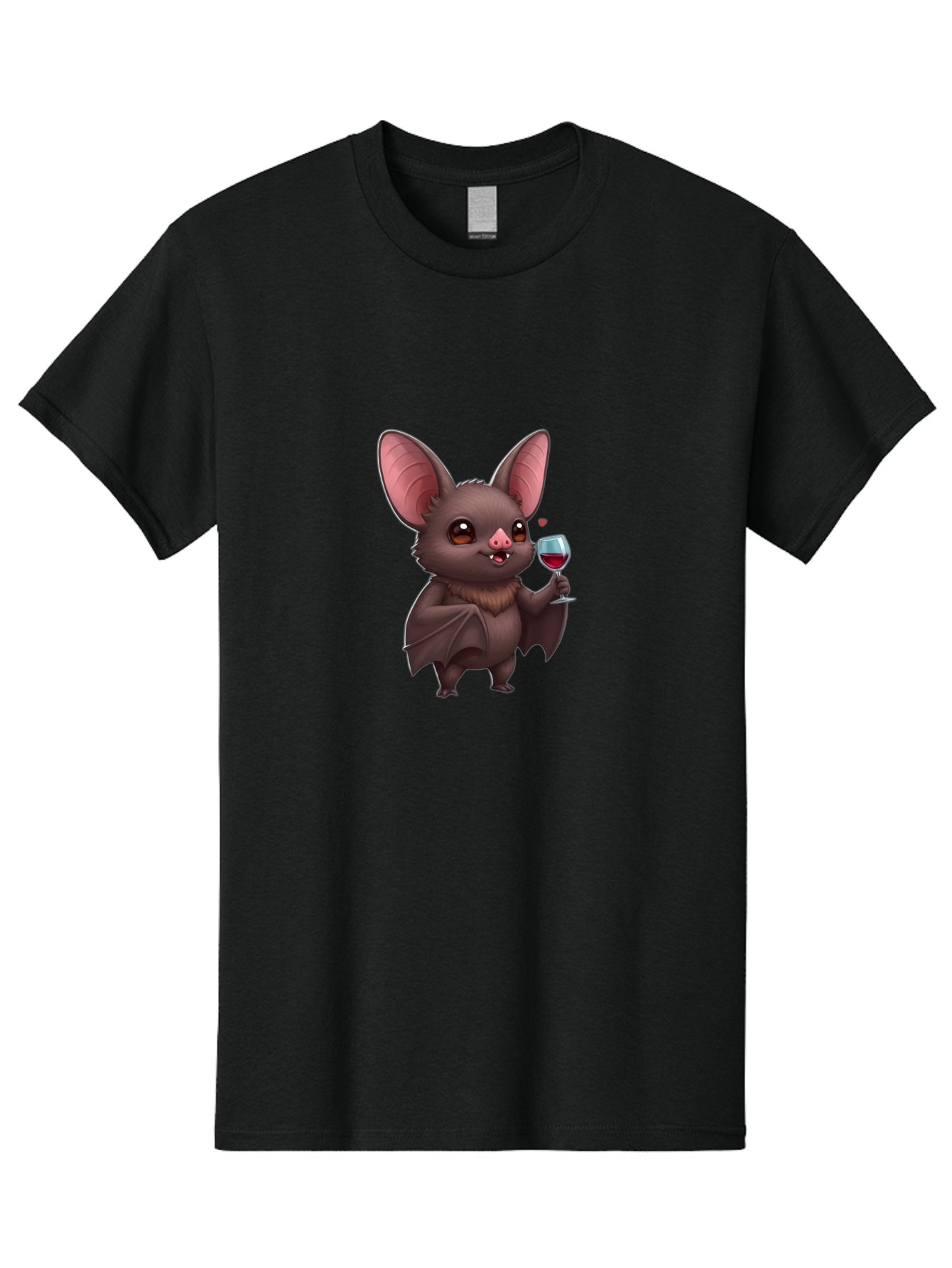Bat-With-Wine-Glass Men'S Graphic Tee, 100% Cotton, Comfortable Casual Summer Wear, Machine Washable, Vintage Camera, Old Camera, Antique Camera, Black Camera, Classic Photography, Photography Equipment, Nostalgic Device, Film Camera, Bak035