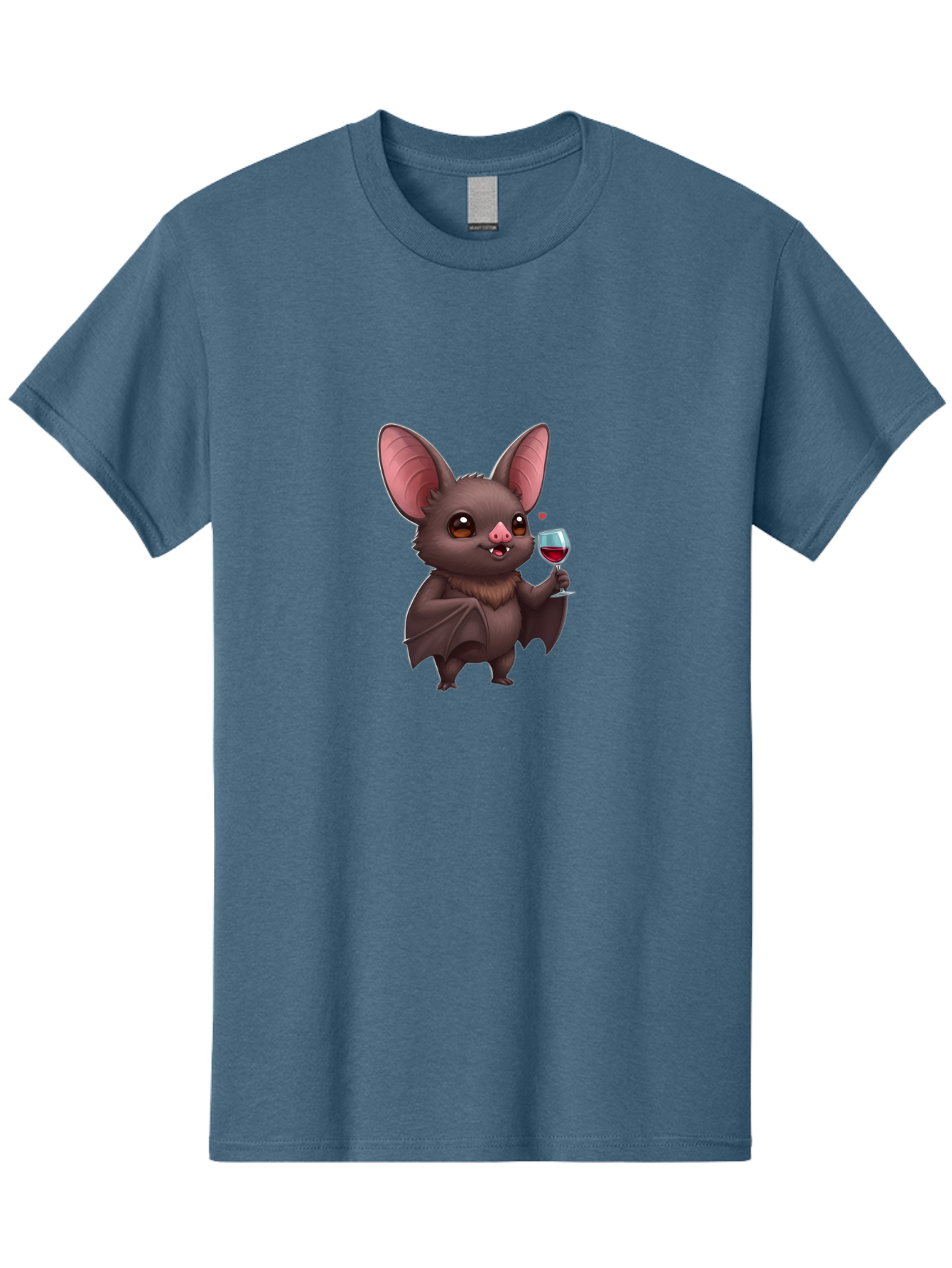Bat-With-Wine-Glass Men'S Graphic Tee, 100% Cotton, Comfortable Casual Summer Wear, Machine Washable, Vintage Camera, Old Camera, Antique Camera, Black Camera, Classic Photography, Photography Equipment, Nostalgic Device, Film Camera, Bak035