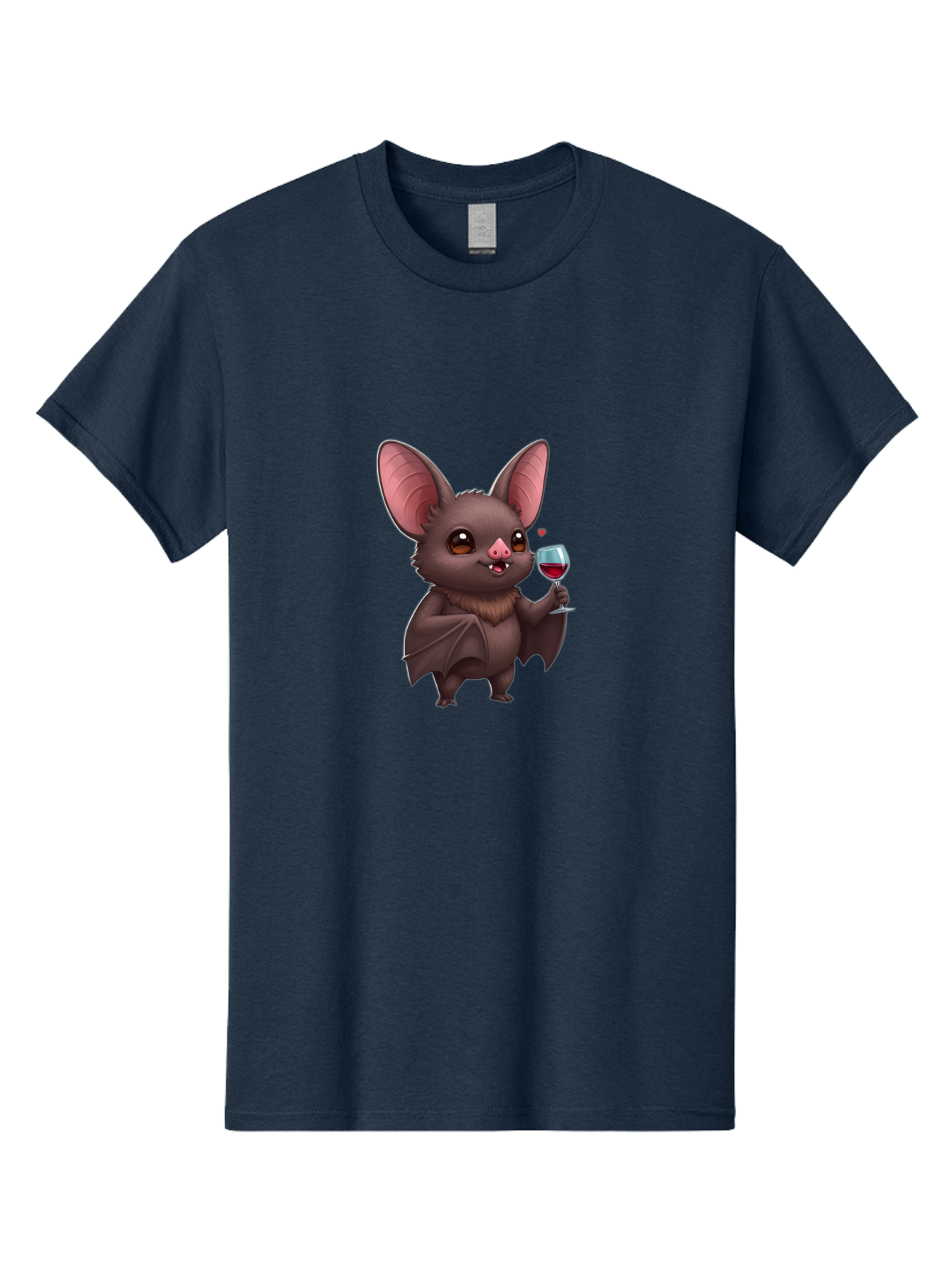 Bat-With-Wine-Glass Men'S Graphic Tee, 100% Cotton, Comfortable Casual Summer Wear, Machine Washable, Vintage Camera, Old Camera, Antique Camera, Black Camera, Classic Photography, Photography Equipment, Nostalgic Device, Film Camera, Bak035