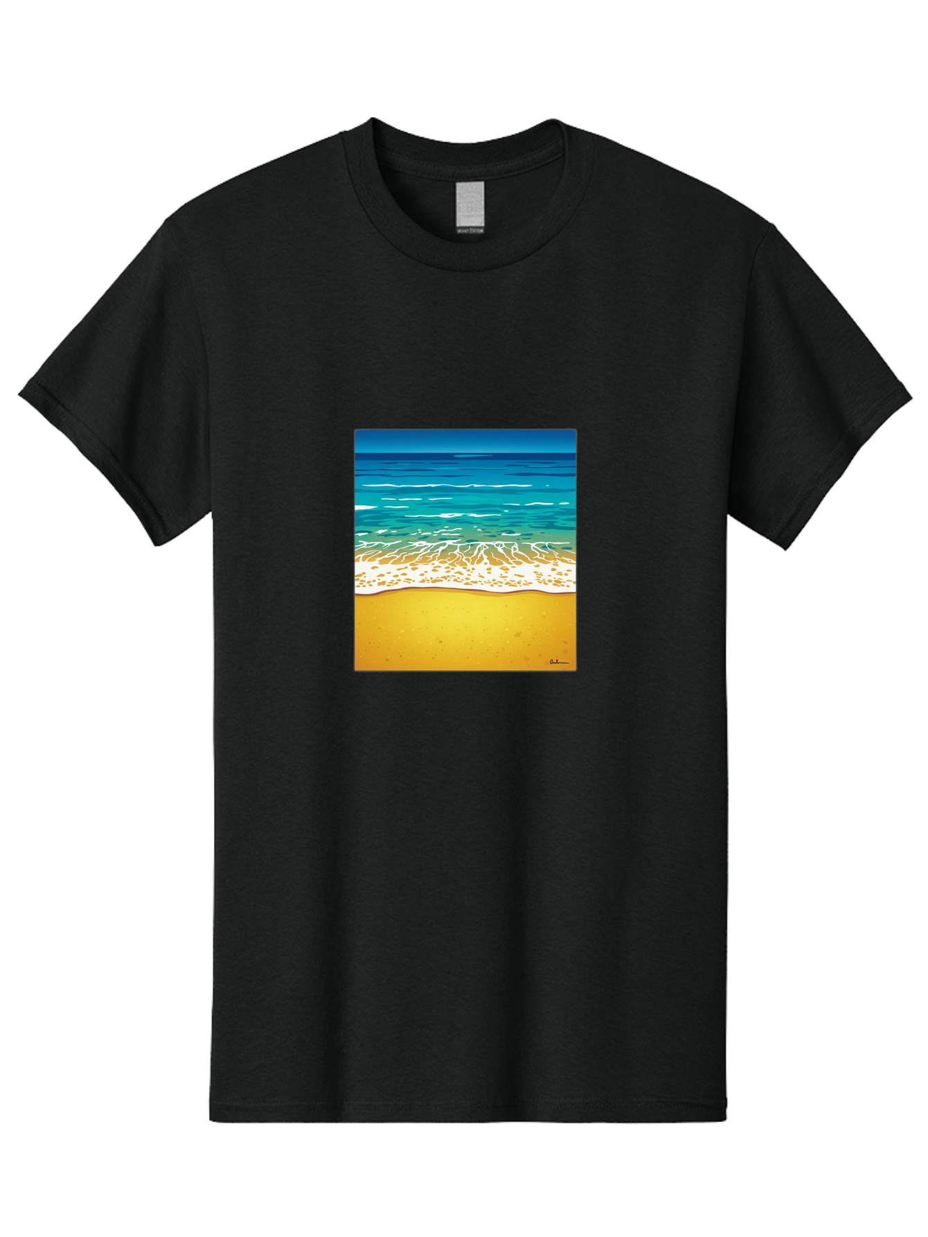 Beach-Scene Men'S Graphic Tee, 100% Cotton, Comfortable Casual Summer Wear, Machine Washable, Vintage Camera, Old Camera, Antique Camera, Black Camera, Classic Photography, Photography Equipment, Nostalgic Device, Film Camera, Camera Art Bak038