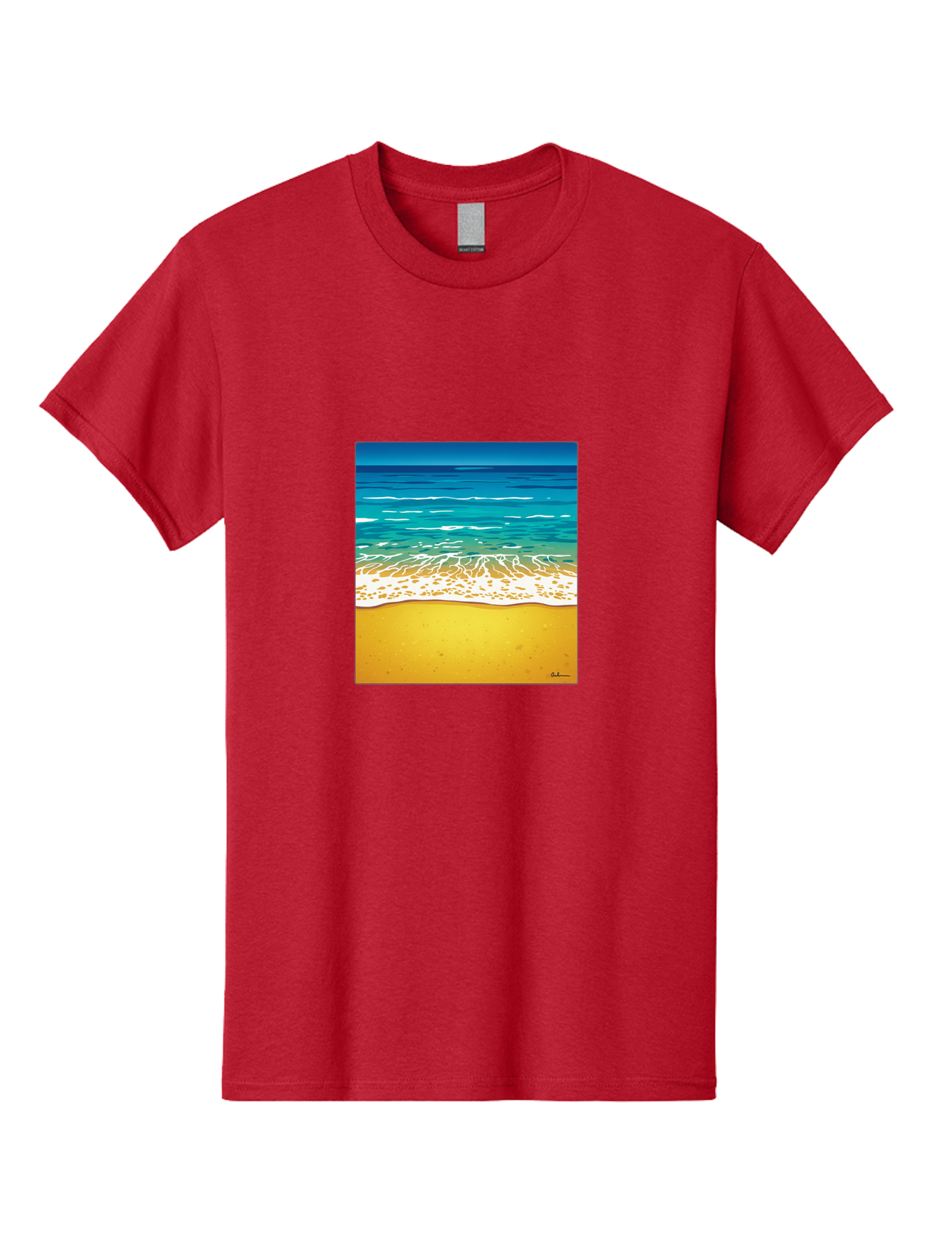 Beach-Scene Men'S Graphic Tee, 100% Cotton, Comfortable Casual Summer Wear, Machine Washable, Vintage Camera, Old Camera, Antique Camera, Black Camera, Classic Photography, Photography Equipment, Nostalgic Device, Film Camera, Camera Art Bak038
