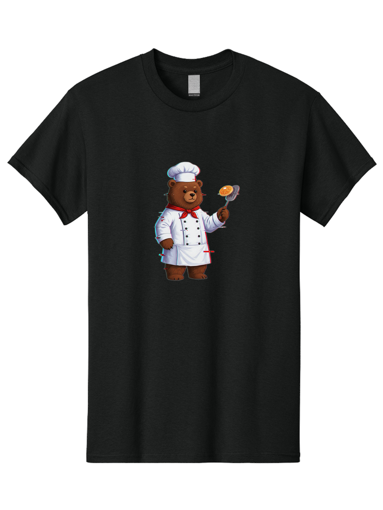 Bear-Chef Men'S Graphic Tee, 100% Cotton, Comfortable Casual Summer Wear, Machine Washable, Vintage Camera, Old Camera, Antique Camera, Black Camera, Classic Photography, Photography Equipment, Nostalgic Device, Film Camera, Camera Art Bak039