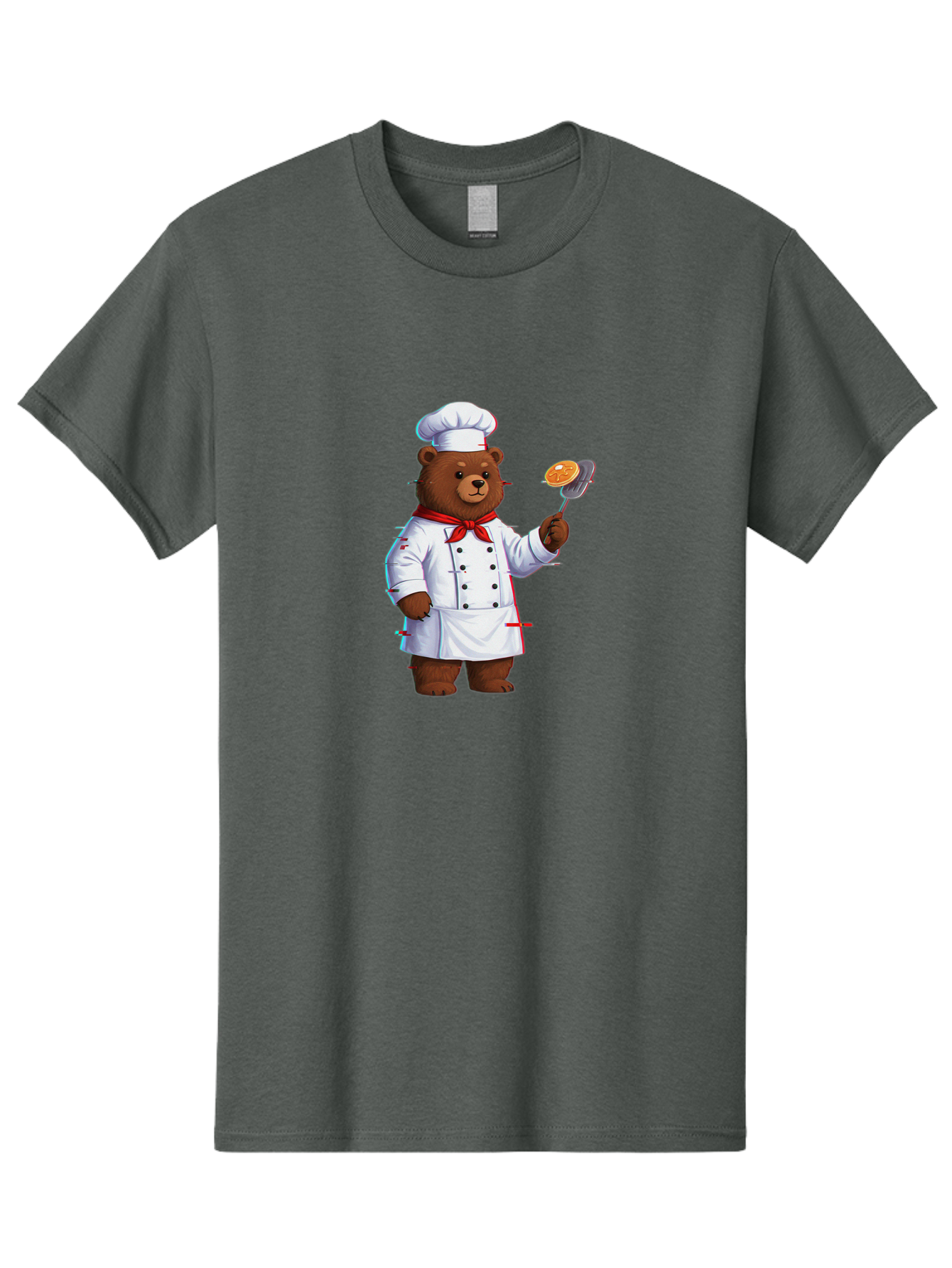 Bear-Chef Men'S Graphic Tee, 100% Cotton, Comfortable Casual Summer Wear, Machine Washable, Vintage Camera, Old Camera, Antique Camera, Black Camera, Classic Photography, Photography Equipment, Nostalgic Device, Film Camera, Camera Art Bak039