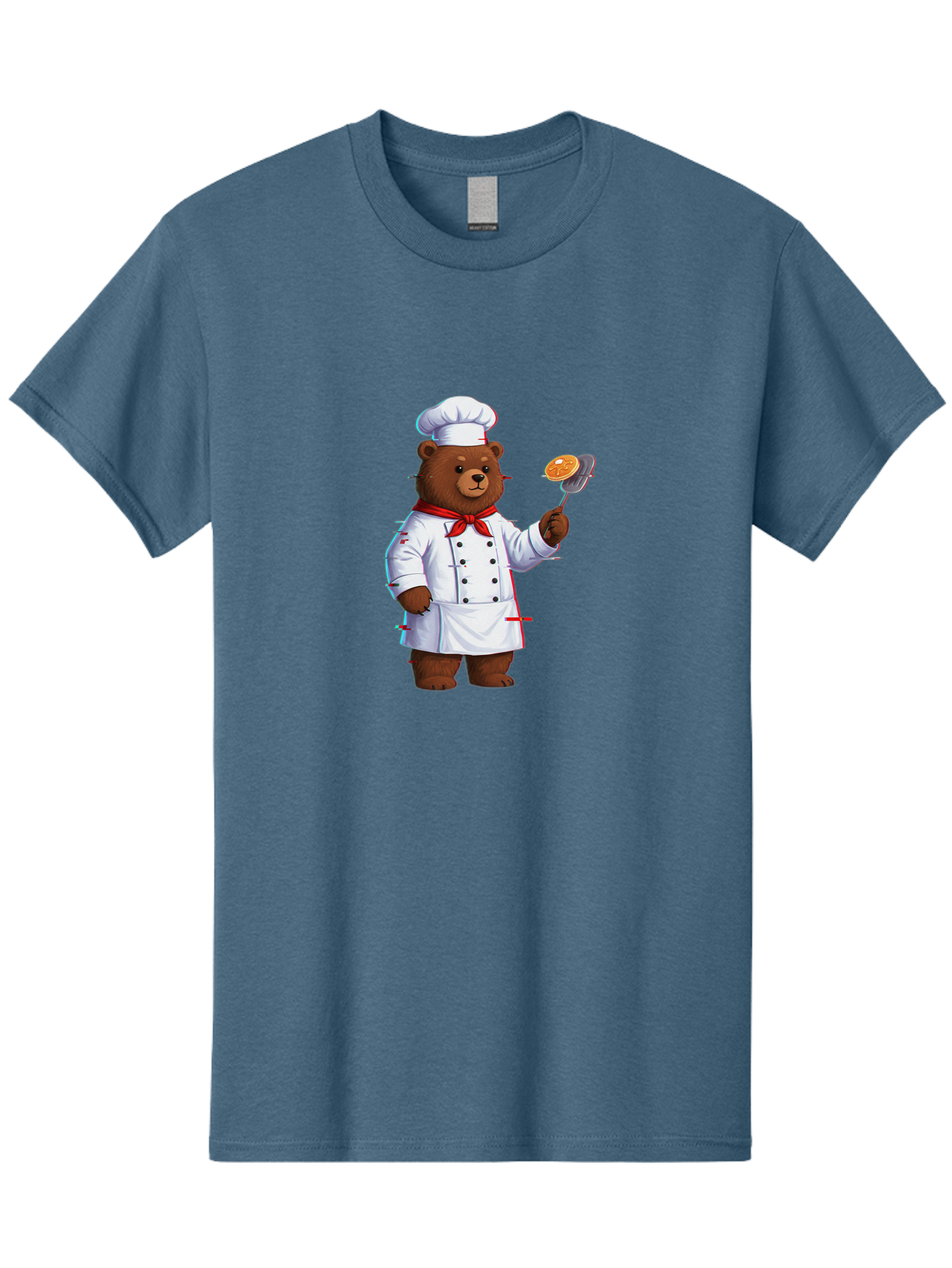 Bear-Chef Men'S Graphic Tee, 100% Cotton, Comfortable Casual Summer Wear, Machine Washable, Vintage Camera, Old Camera, Antique Camera, Black Camera, Classic Photography, Photography Equipment, Nostalgic Device, Film Camera, Camera Art Bak039