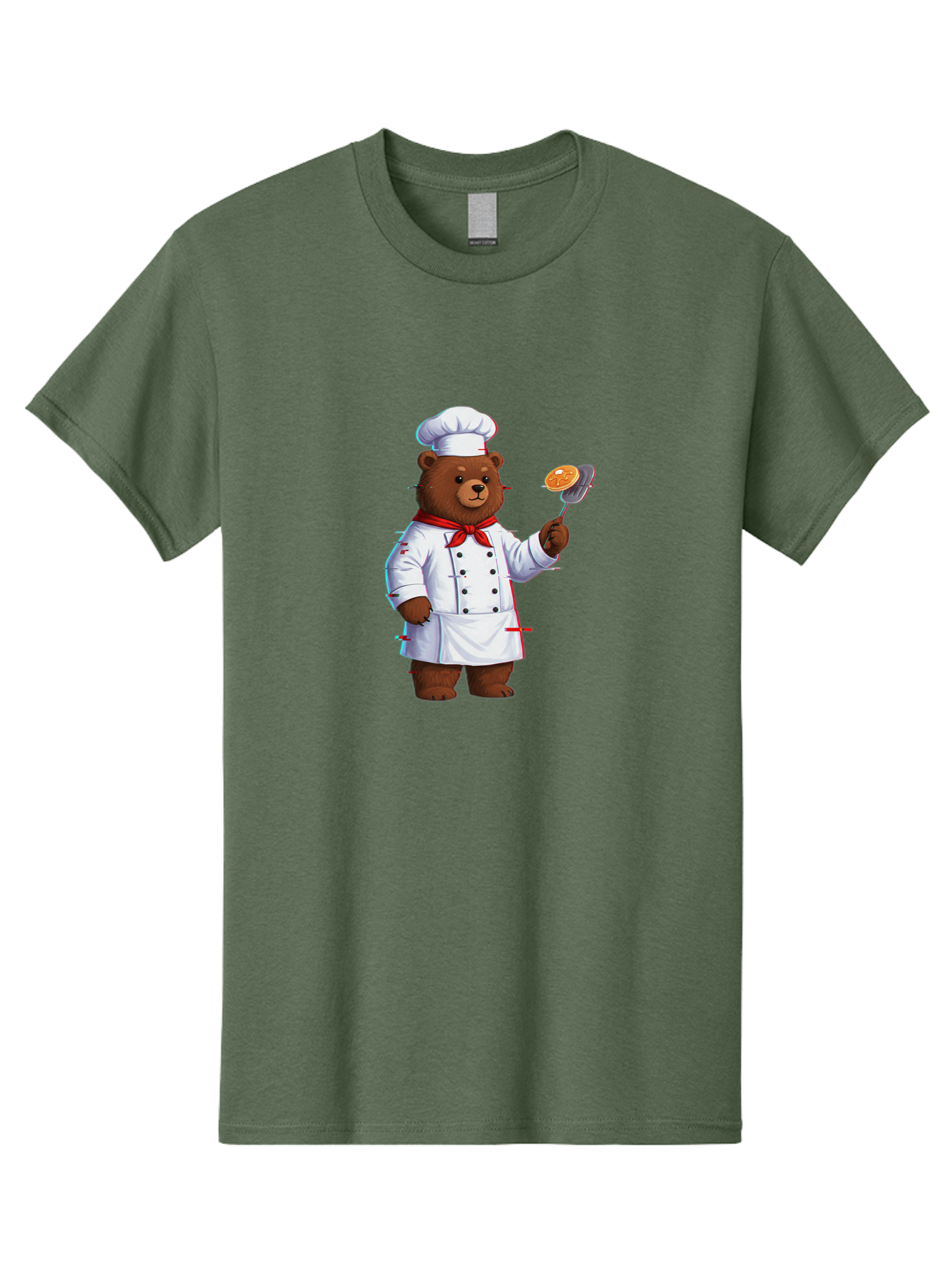 Bear-Chef Men'S Graphic Tee, 100% Cotton, Comfortable Casual Summer Wear, Machine Washable, Vintage Camera, Old Camera, Antique Camera, Black Camera, Classic Photography, Photography Equipment, Nostalgic Device, Film Camera, Camera Art Bak039