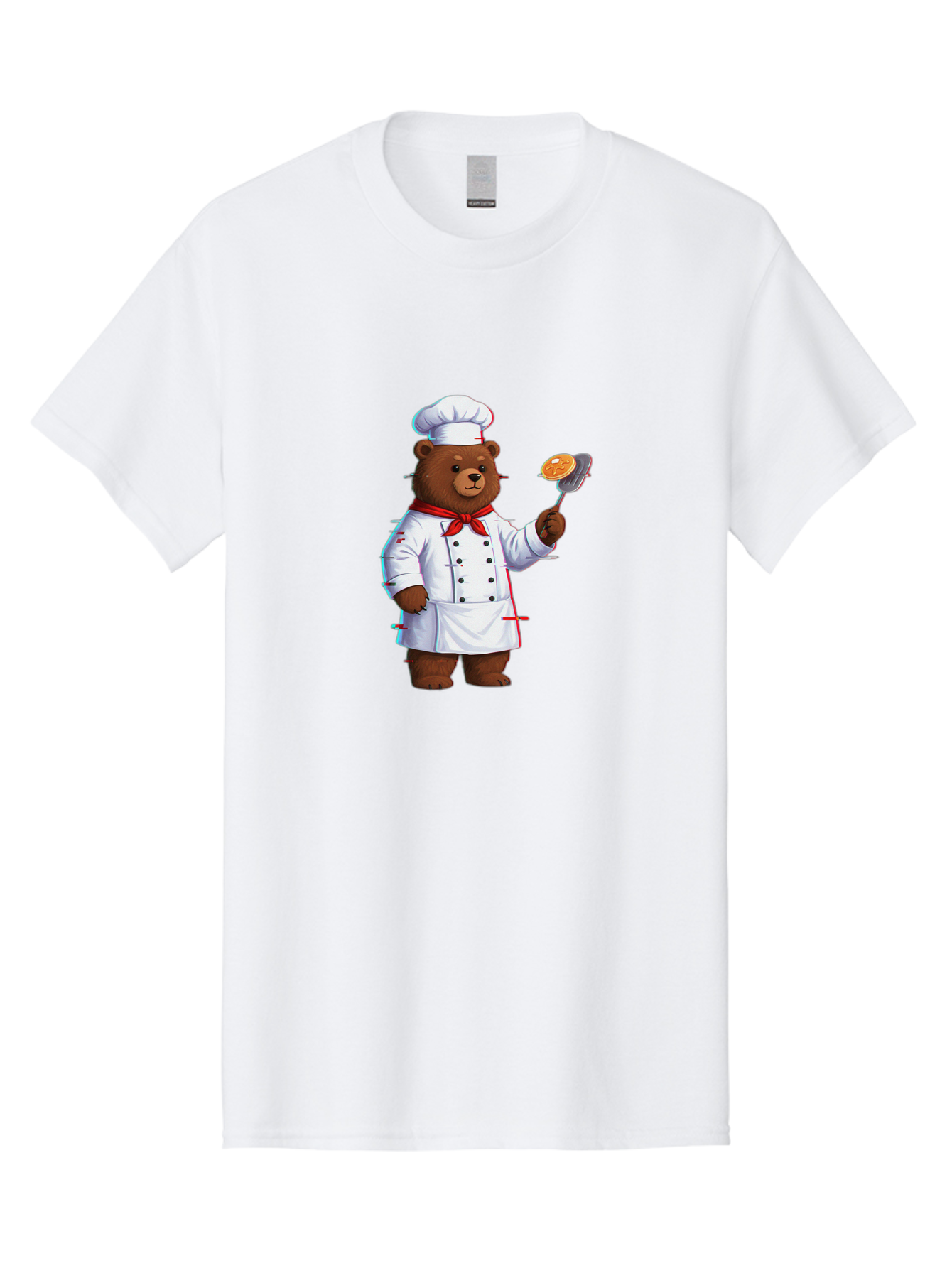 Bear-Chef Men'S Graphic Tee, 100% Cotton, Comfortable Casual Summer Wear, Machine Washable, Vintage Camera, Old Camera, Antique Camera, Black Camera, Classic Photography, Photography Equipment, Nostalgic Device, Film Camera, Camera Art Bak039
