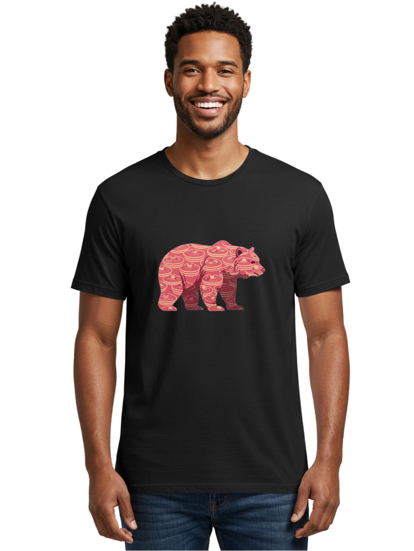 Bear-Coin Men'S Graphic Tee, 100% Cotton, Comfortable Casual Summer Wear, Machine Washable, Vintage Camera, Old Camera, Antique Camera, Black Camera, Classic Photography, Photography Equipment, Nostalgic Device, Film Camera, Camera Art Bak040