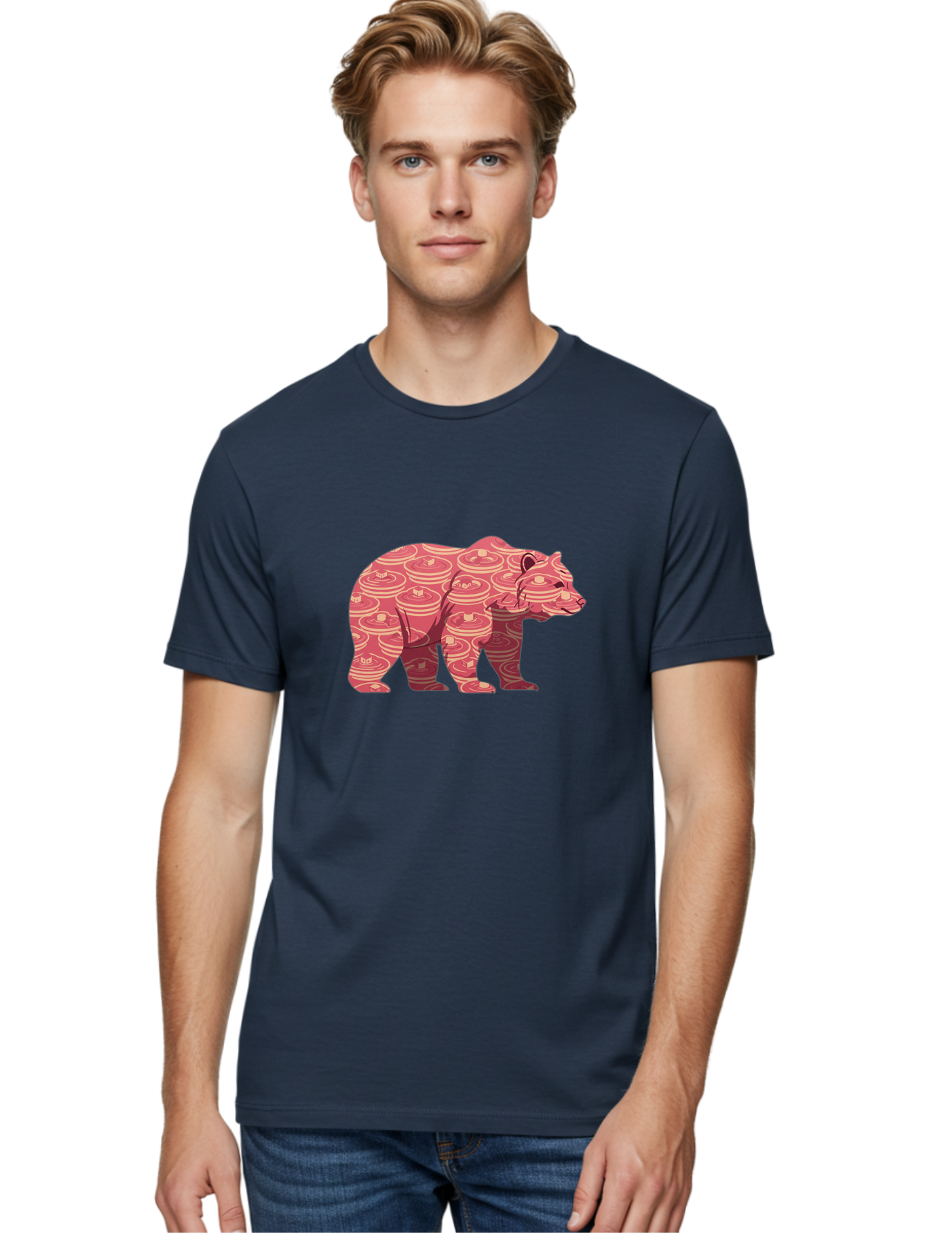 Bear-Coin Men'S Graphic Tee, 100% Cotton, Comfortable Casual Summer Wear, Machine Washable, Vintage Camera, Old Camera, Antique Camera, Black Camera, Classic Photography, Photography Equipment, Nostalgic Device, Film Camera, Camera Art Bak040