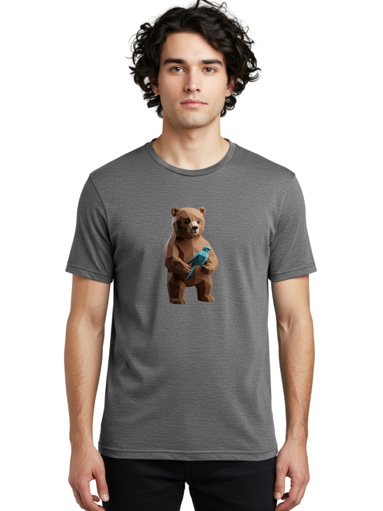Bear-With-Bird Men'S Graphic Tee, 100% Cotton, Comfortable Casual Summer Wear, Machine Washable, Vintage Camera, Old Camera, Antique Camera, Black Camera, Classic Photography, Photography Equipment, Nostalgic Device, Film Camera, Camera Art Bak042