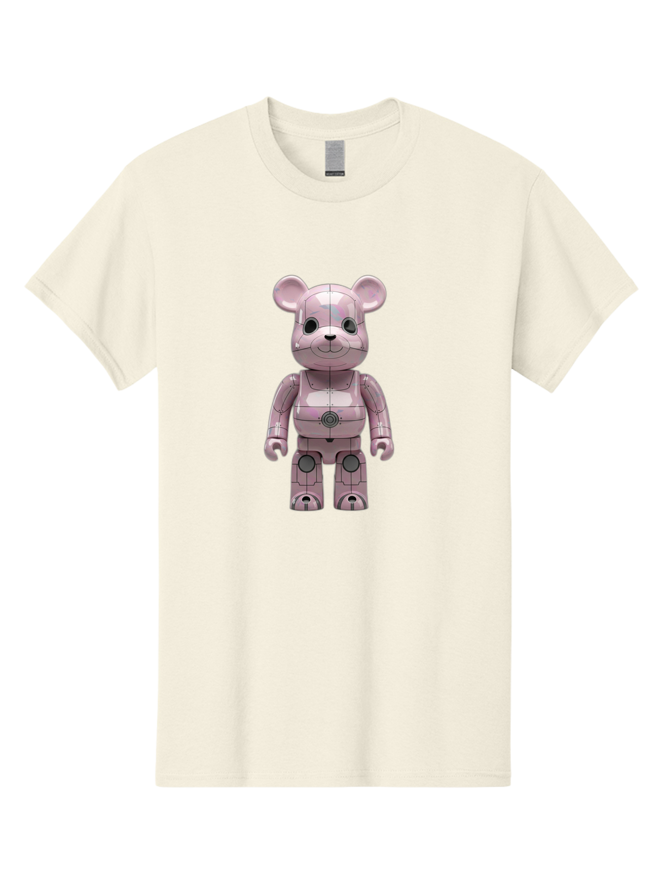 Bearbrick-1 Men'S Graphic Tee, 100% Cotton, Comfortable Casual Summer Wear, Machine Washable, Vintage Camera, Old Camera, Antique Camera, Black Camera, Classic Photography, Photography Equipment, Nostalgic Device, Film Camera, Camera Art Bak043