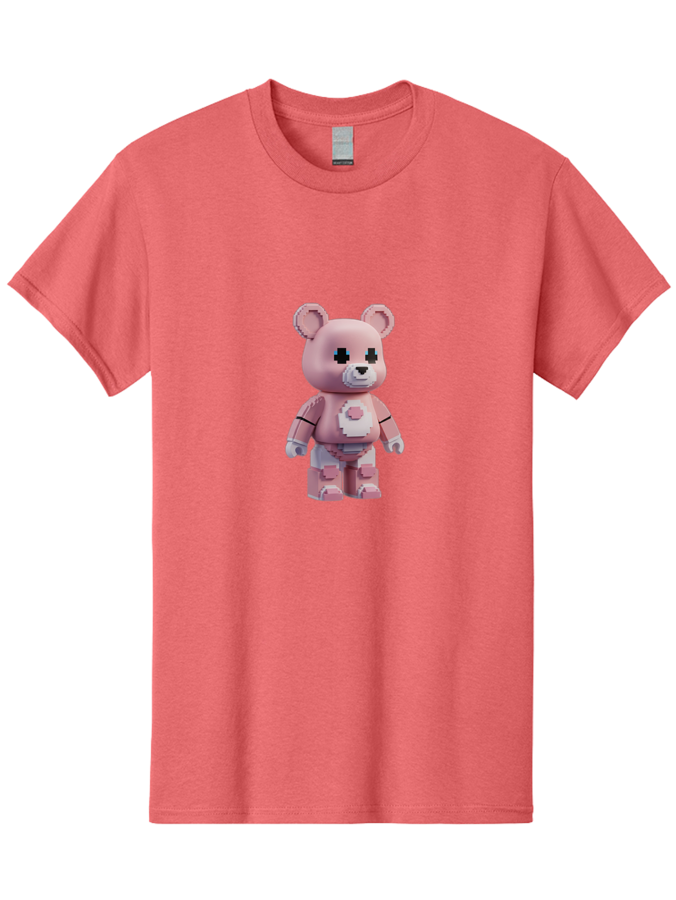 Bearbrick-2 Men'S Graphic Tee, 100% Cotton, Comfortable Casual Summer Wear, Machine Washable, Vintage Camera, Old Camera, Antique Camera, Black Camera, Classic Photography, Photography Equipment, Nostalgic Device, Film Camera, Camera Art Bak044