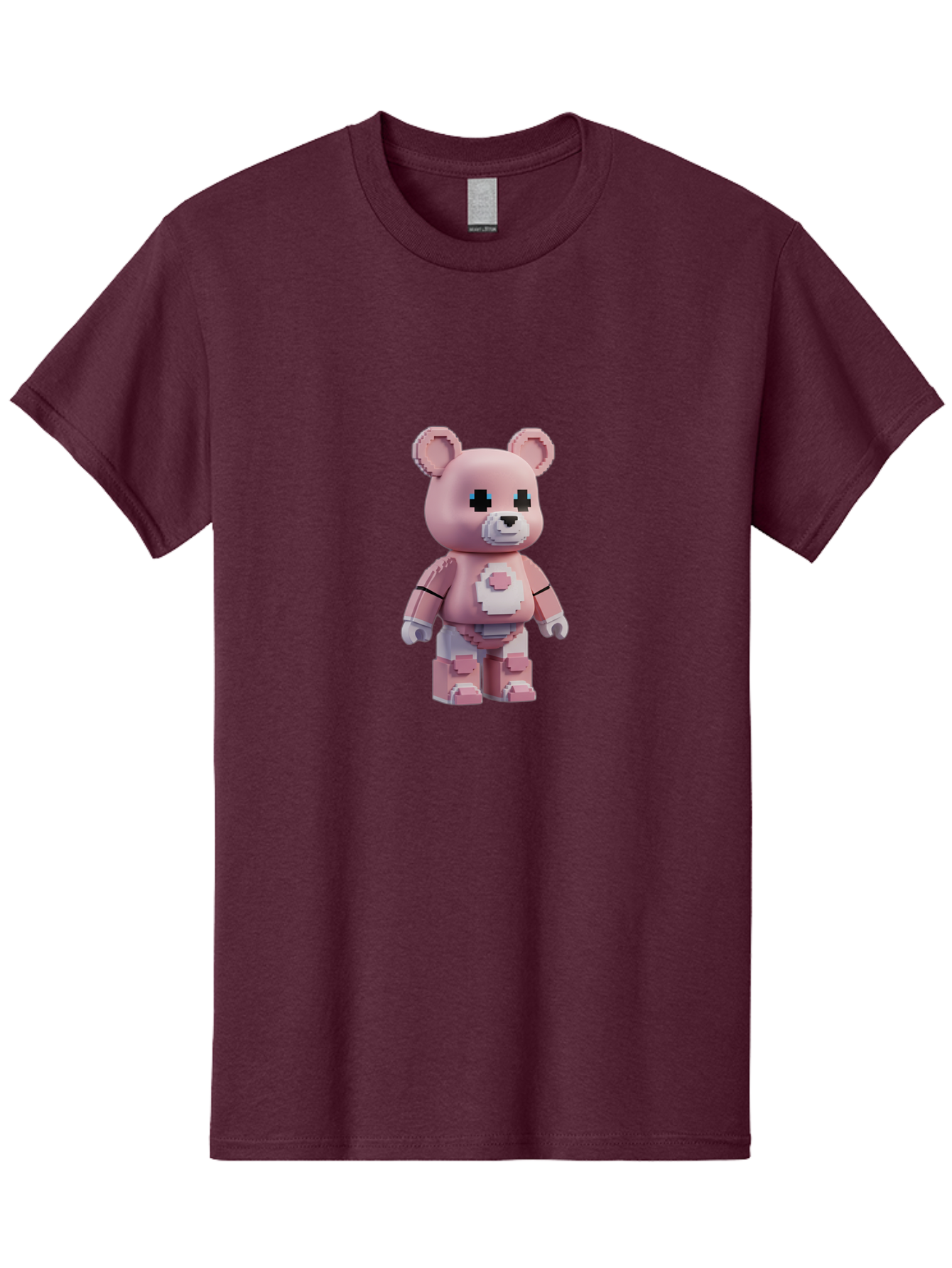 Bearbrick-2 Men'S Graphic Tee, 100% Cotton, Comfortable Casual Summer Wear, Machine Washable, Vintage Camera, Old Camera, Antique Camera, Black Camera, Classic Photography, Photography Equipment, Nostalgic Device, Film Camera, Camera Art Bak044