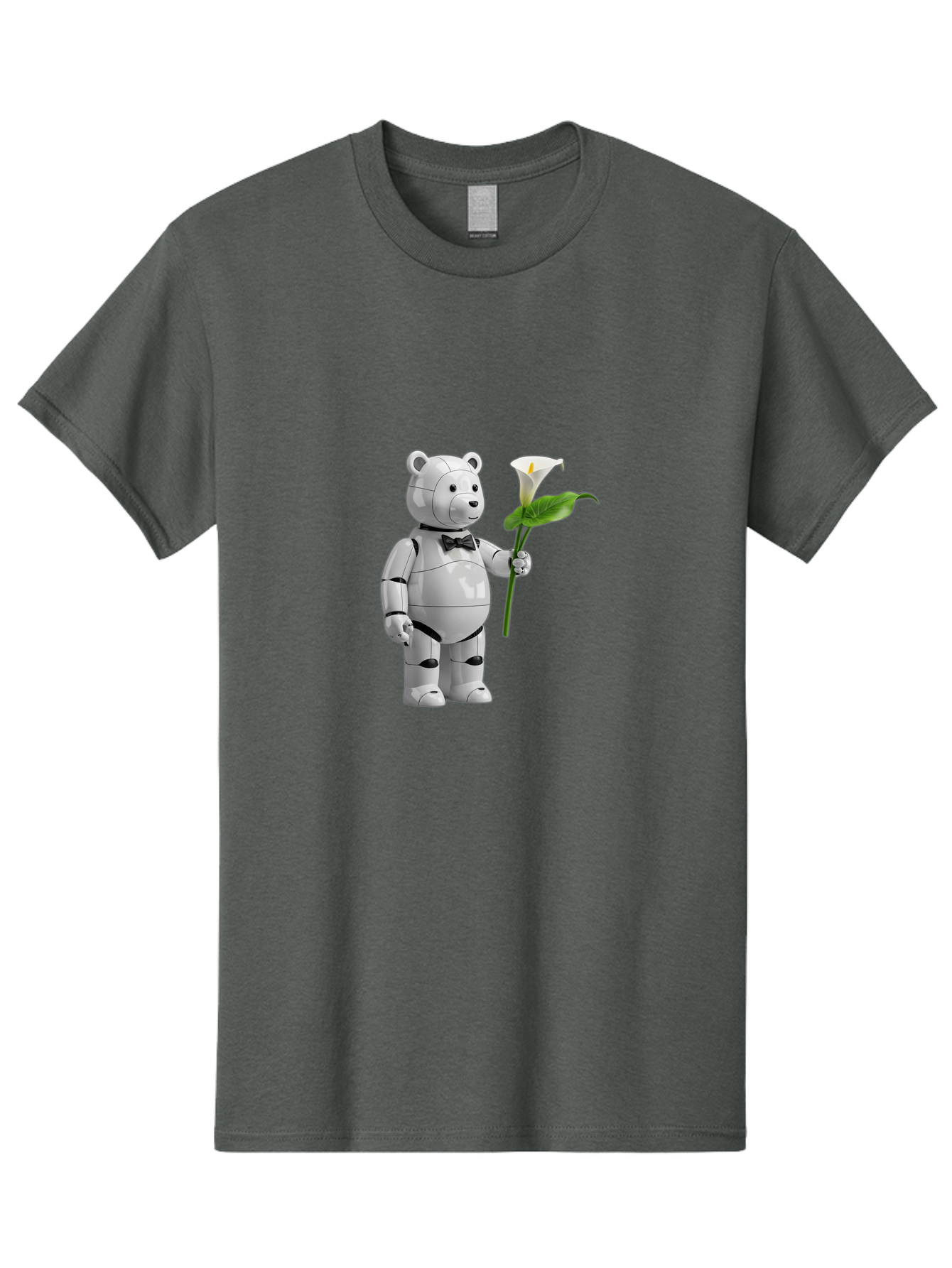 Bearbrick-Robot Men'S Graphic Tee, 100% Cotton, Comfortable Casual Summer Wear, Machine Washable, Vintage Camera, Old Camera, Antique Camera, Black Camera, Classic Photography, Photography Equipment, Nostalgic Device, Film Camera, Camera Art Bak045