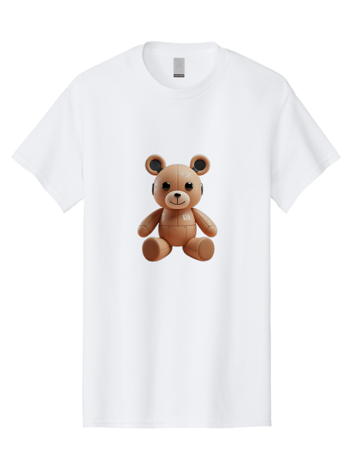 Bearbrick Men'S Graphic Tee, 100% Cotton, Comfortable Casual Summer Wear, Machine Washable, Vintage Camera, Old Camera, Antique Camera, Black Camera, Classic Photography, Photography Equipment, Nostalgic Device, Film Camera, Camera Art Bak046