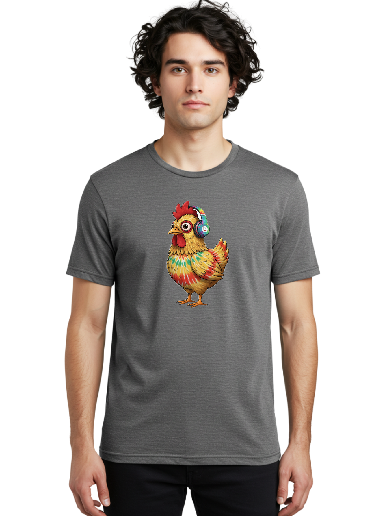 Beats-Chicken-2 Men'S Graphic Tee, 100% Cotton, Comfortable Casual Summer Wear, Machine Washable, Vintage Camera, Old Camera, Antique Camera, Black Camera, Classic Photography, Photography Equipment, Nostalgic Device, Film Camera, Camera Art Bak048