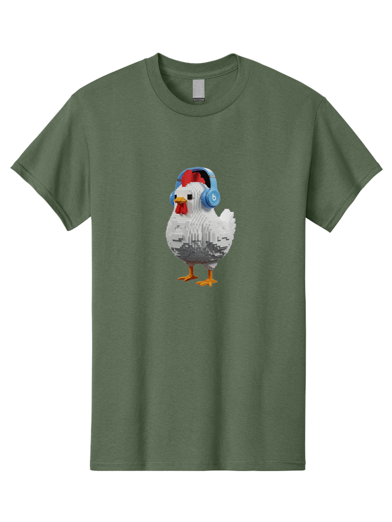 Beats-Chicken Men'S Graphic Tee, 100% Cotton, Comfortable Casual Summer Wear, Machine Washable, Vintage Camera, Old Camera, Antique Camera, Black Camera, Classic Photography, Photography Equipment, Nostalgic Device, Film Camera, Camera Art Bak049